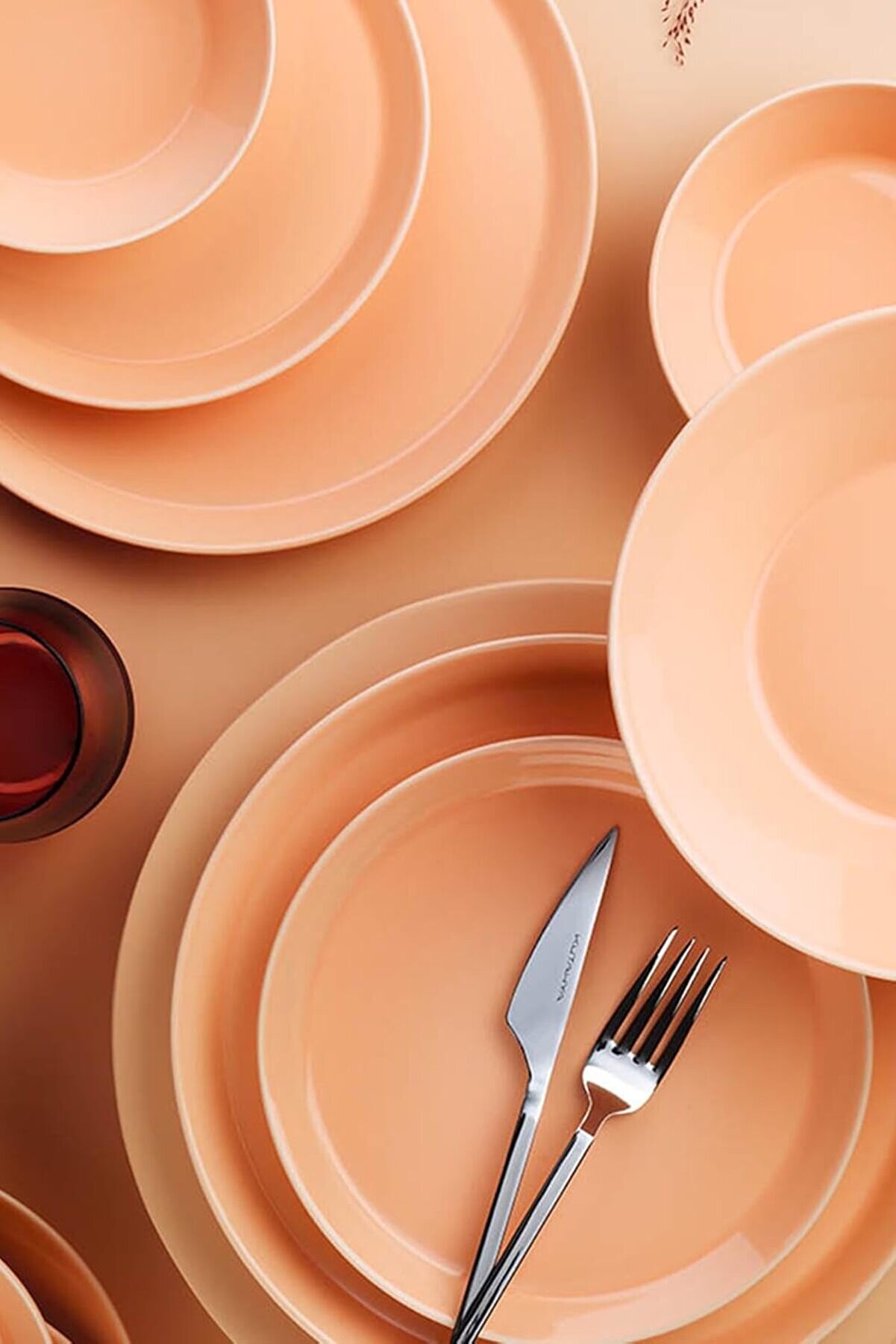 STOREMAX shopverse Forza 24 Parça 6 Kişilik Yemek Takımı Kavuniçi Sarı trendflick 1014773