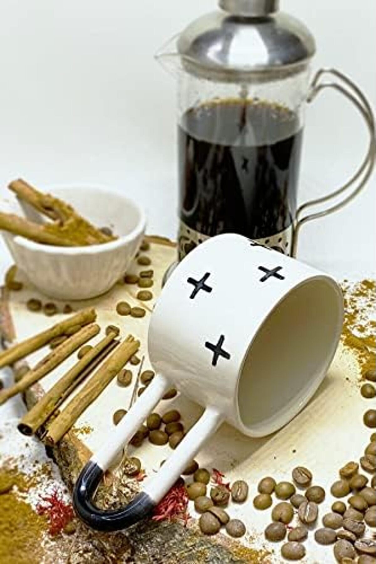 Shopverse Yapımı Serami̇k Kupa Artılı Trendfli̇ck 1014773