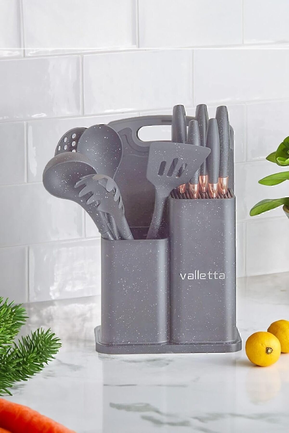 STOREMAX shopverse Nairobi Dayanıklı Silikon Yanmaz Yapışmaz 12 Parça Servis Seti Gri Vlt1420 trendflick 1014