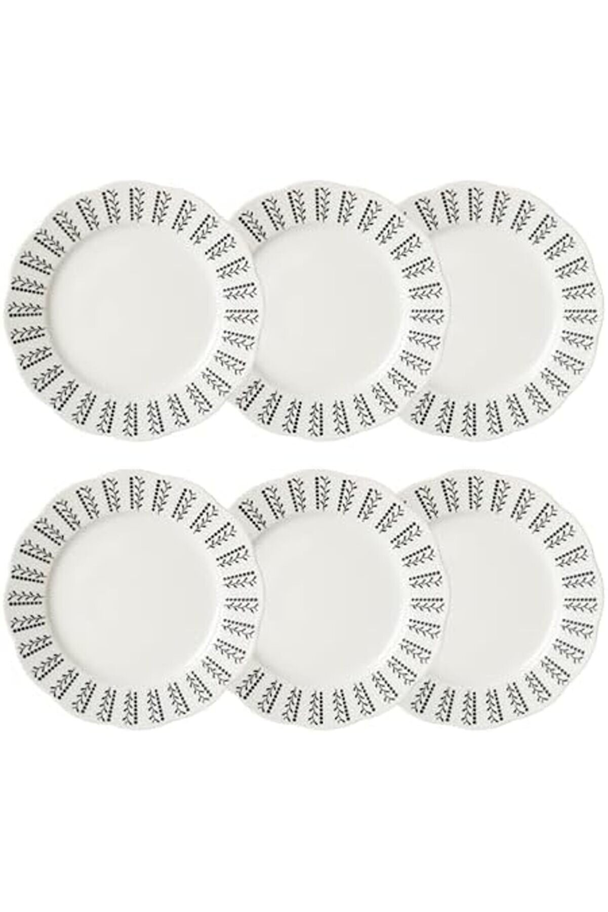 Shopverse Concept Pearl Servi̇s Tabağı Seti̇ 27 Cm, 6 Lı Trendfli̇ck 1014773