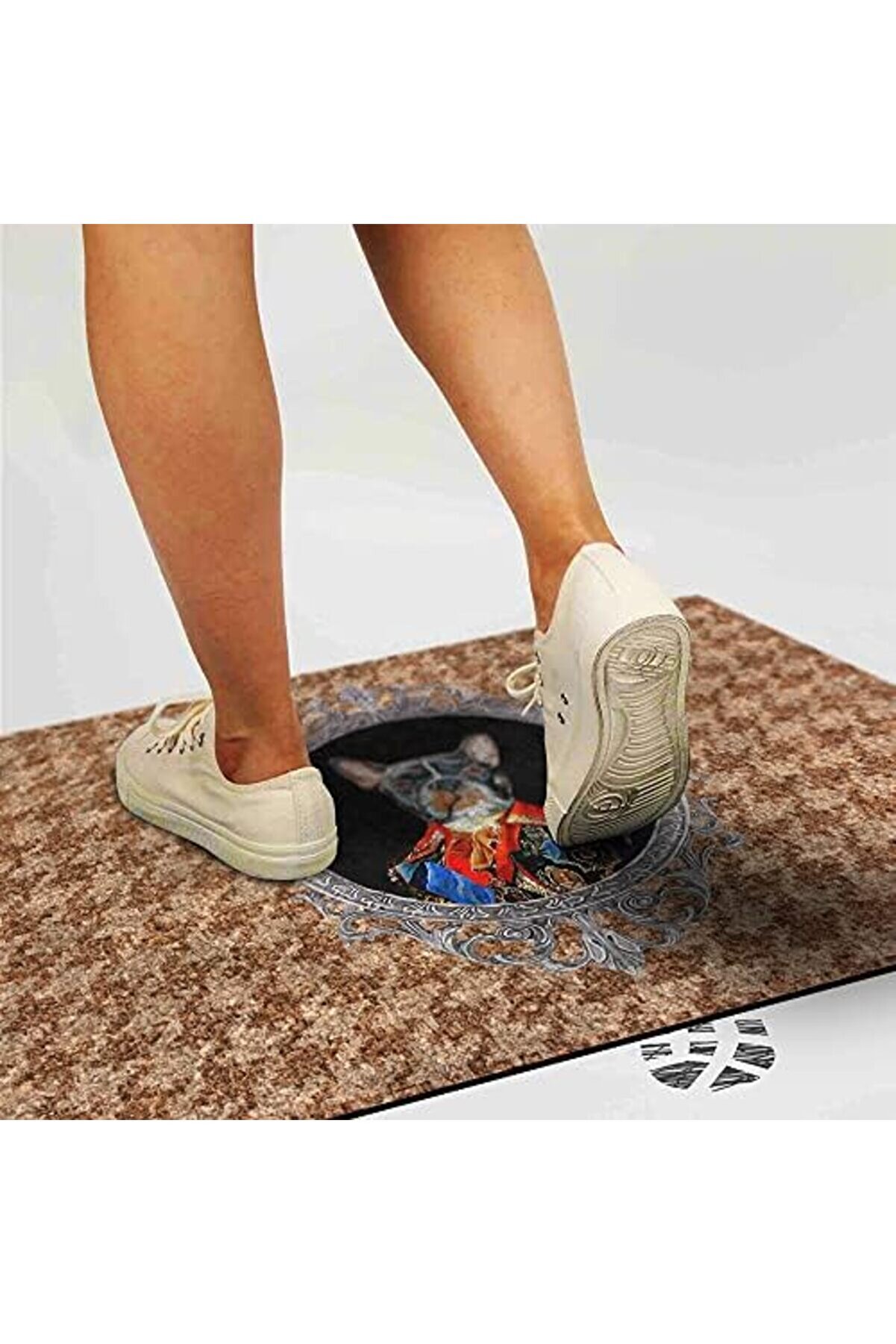 Shopverse Tasarımlı Dekorati̇f Kapı Önü Paspas, Dış Mekan/Ev İçi̇/ /Mutfak/Yatak Odası/Gi̇ri̇ş Paspaslar