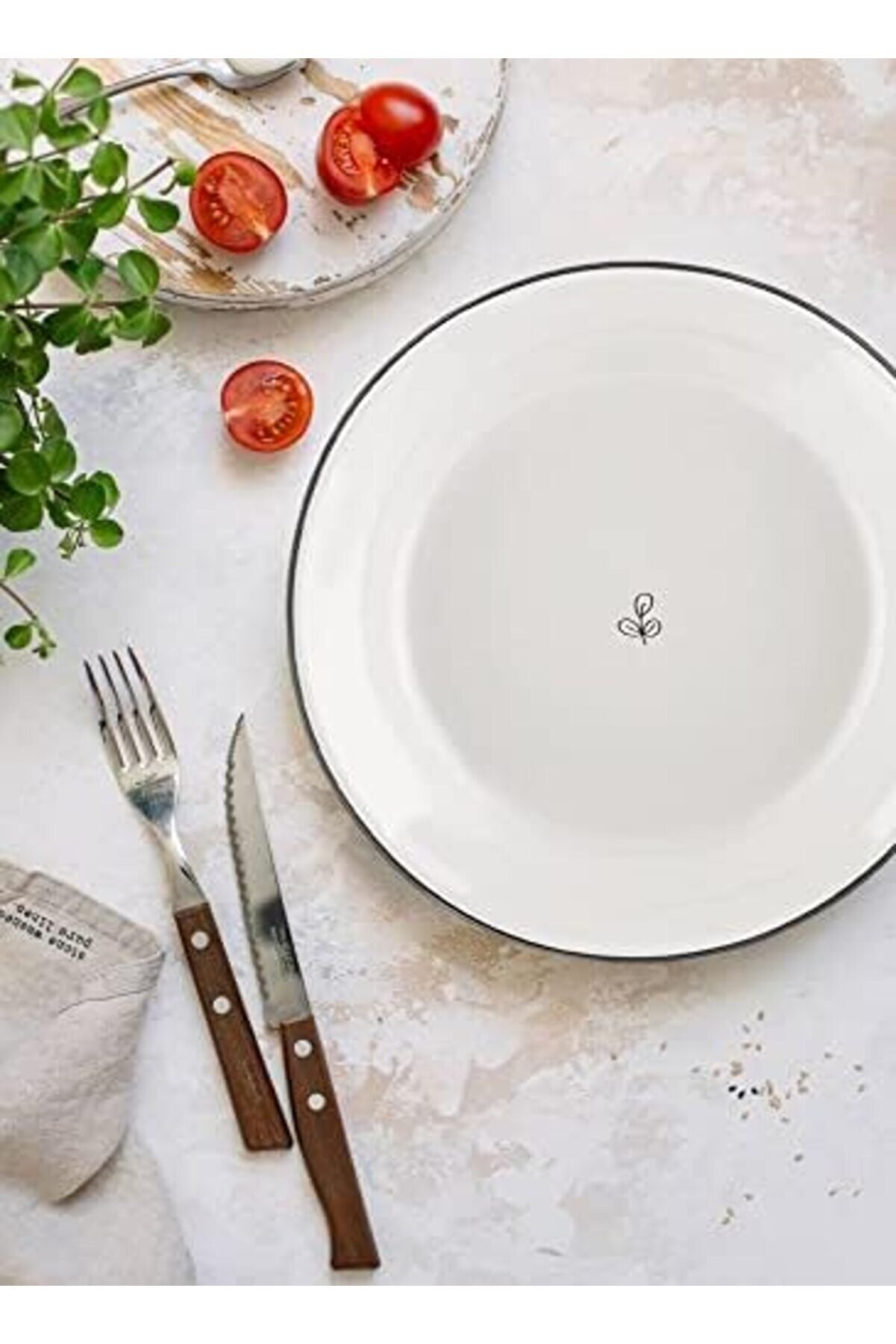 Shopverse Mi̇a Summerti̇me Yemek Tabağı - 6Lı Set 20 Cm Trendfli̇ck 1014773