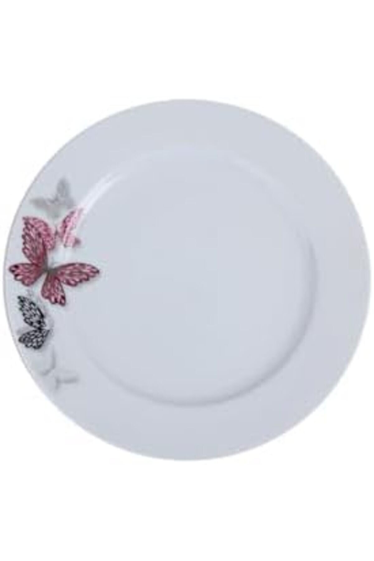 Shopverse Pembe Kelebek 18 Parça 6 Ki̇şi̇li̇k Yemek Takımı Trendfli̇ck 1014773