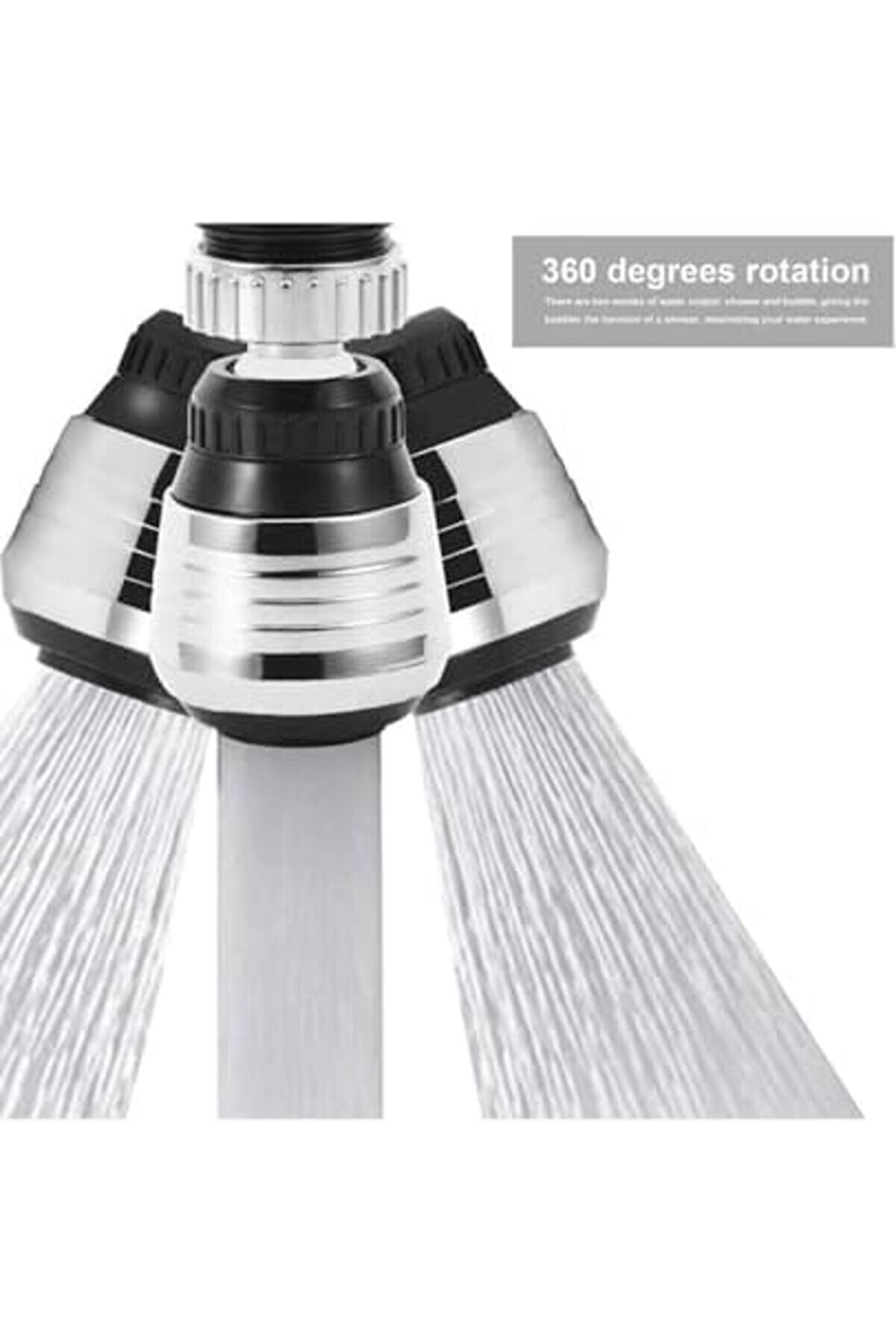 Shopverse Su Tasarruflu 2 Modlu Musluk Başlığı, Ayarlanabi̇li̇r Akış, Montaj Ve Dayanıklı Tasarım Tren