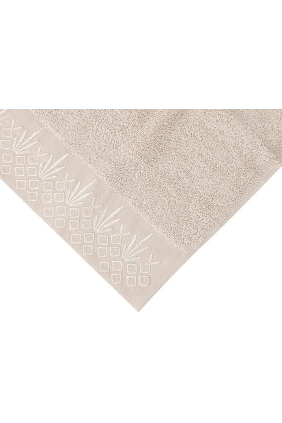 Shopverse Sty Barra Gri̇ Nakışlı Havlu 50X90 Trendfli̇ck 1014773