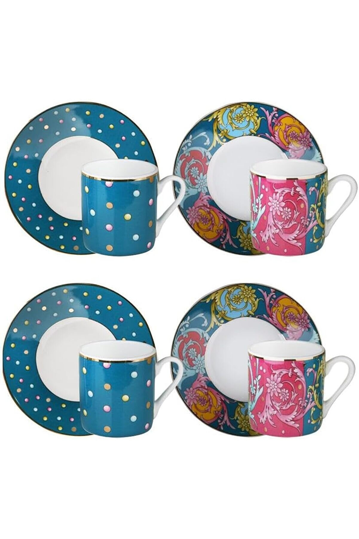 STOREMAX shopverse Art Estelle Dörtlü Kahve Fincanı Seti trendflick 1014773