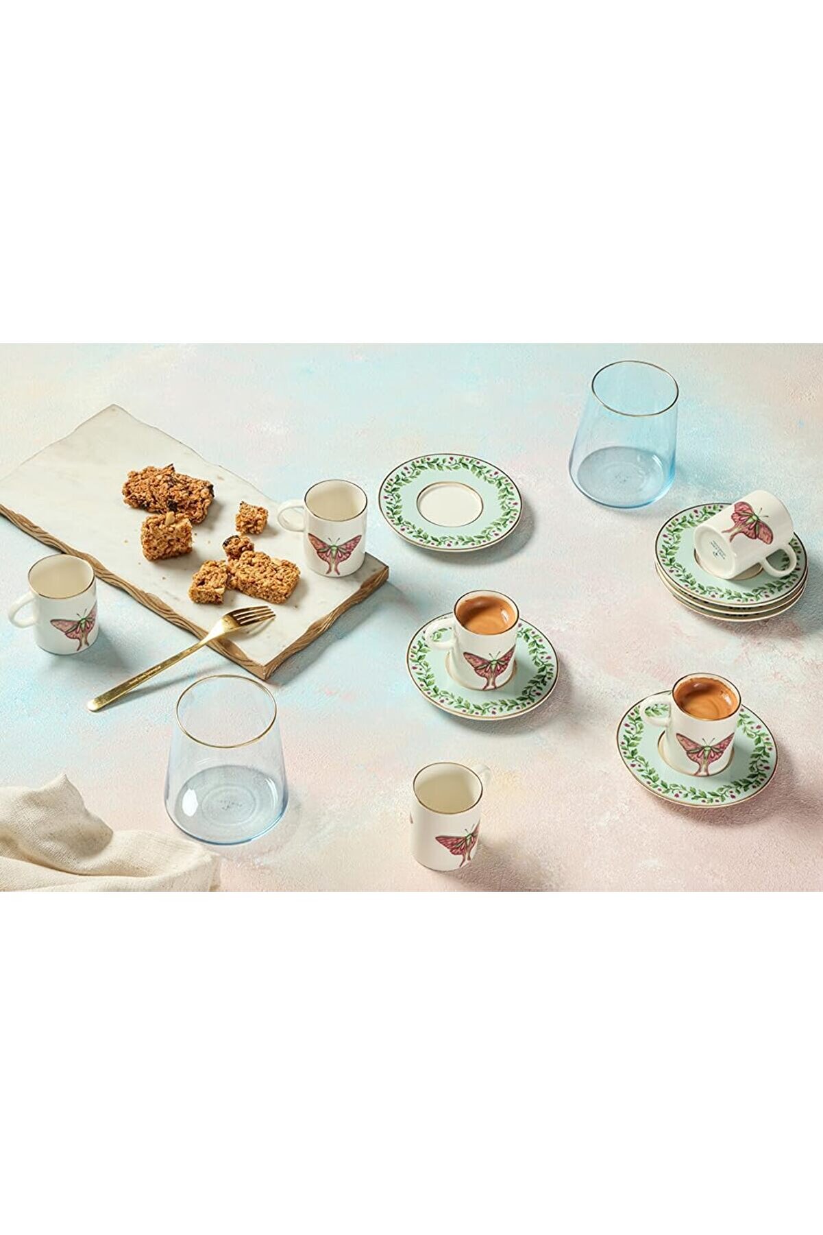 STOREMAX shopverse Mirroring 6 Kişilik Kahve Takımı 85cc trendflick 1014773