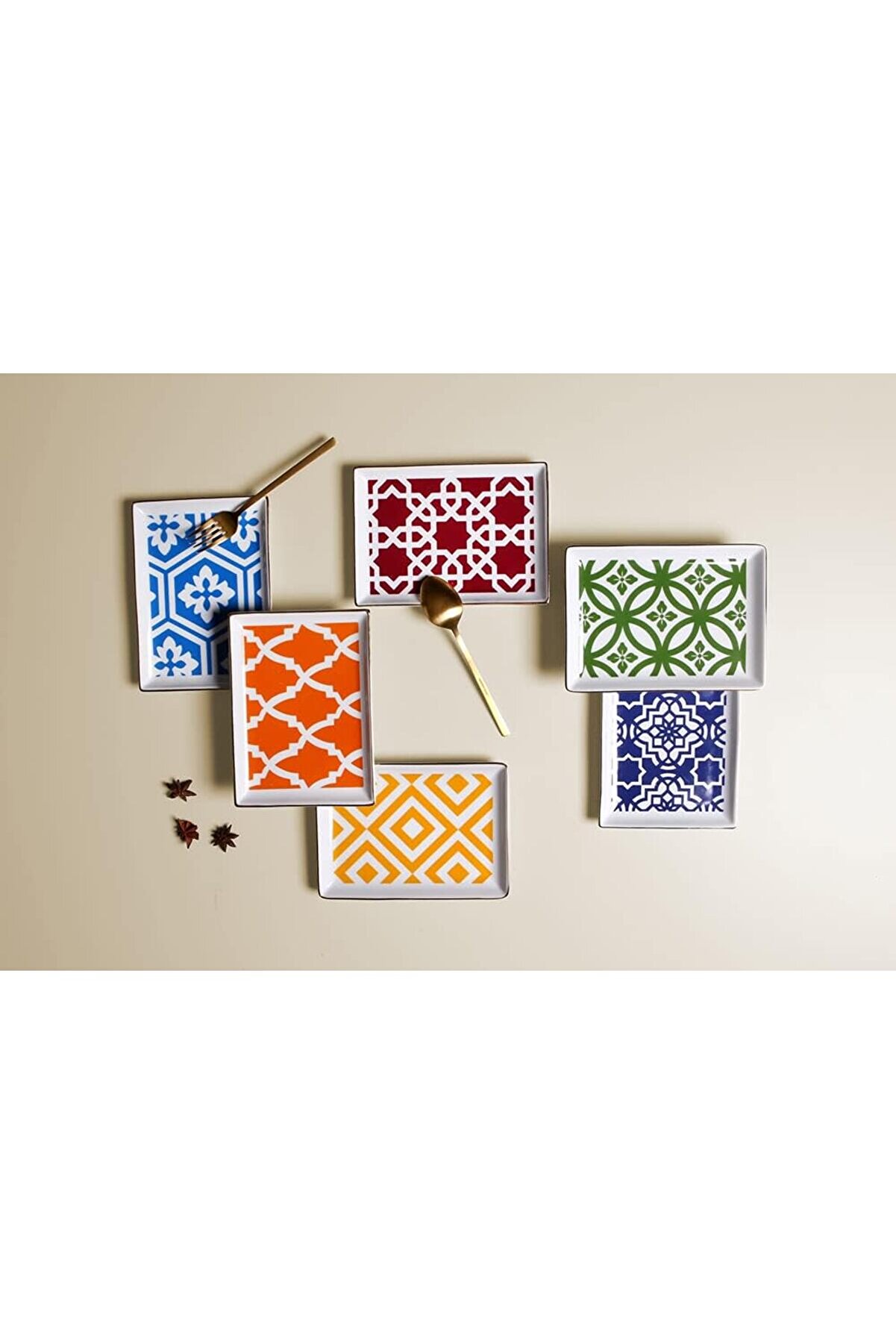 STOREMAX shopverse Morocco 6lı Pasta Takımı 18x13cm trendflick 1014773