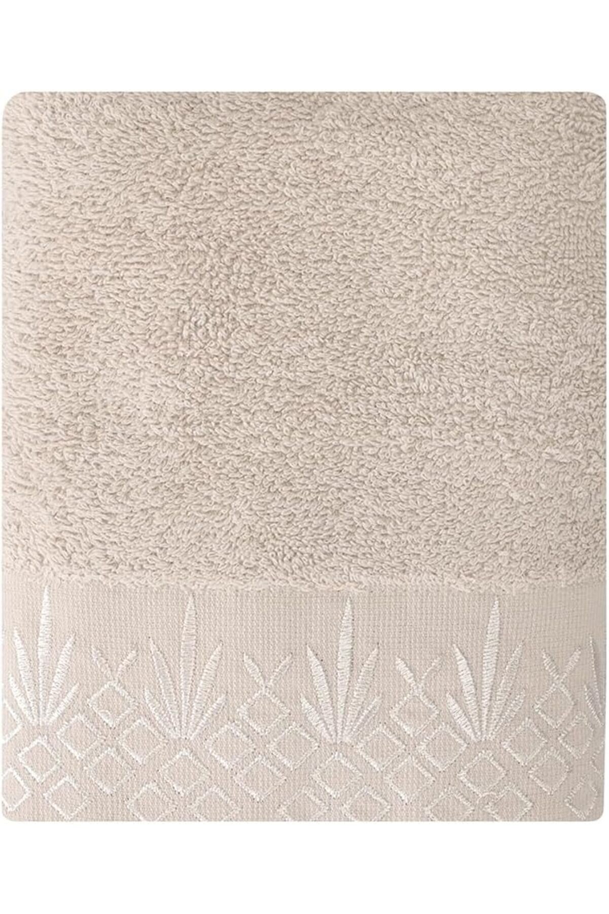 STOREMAX shopverse Sty Barra Gri Nakışlı Havlu 50X90 trendflick 1014773