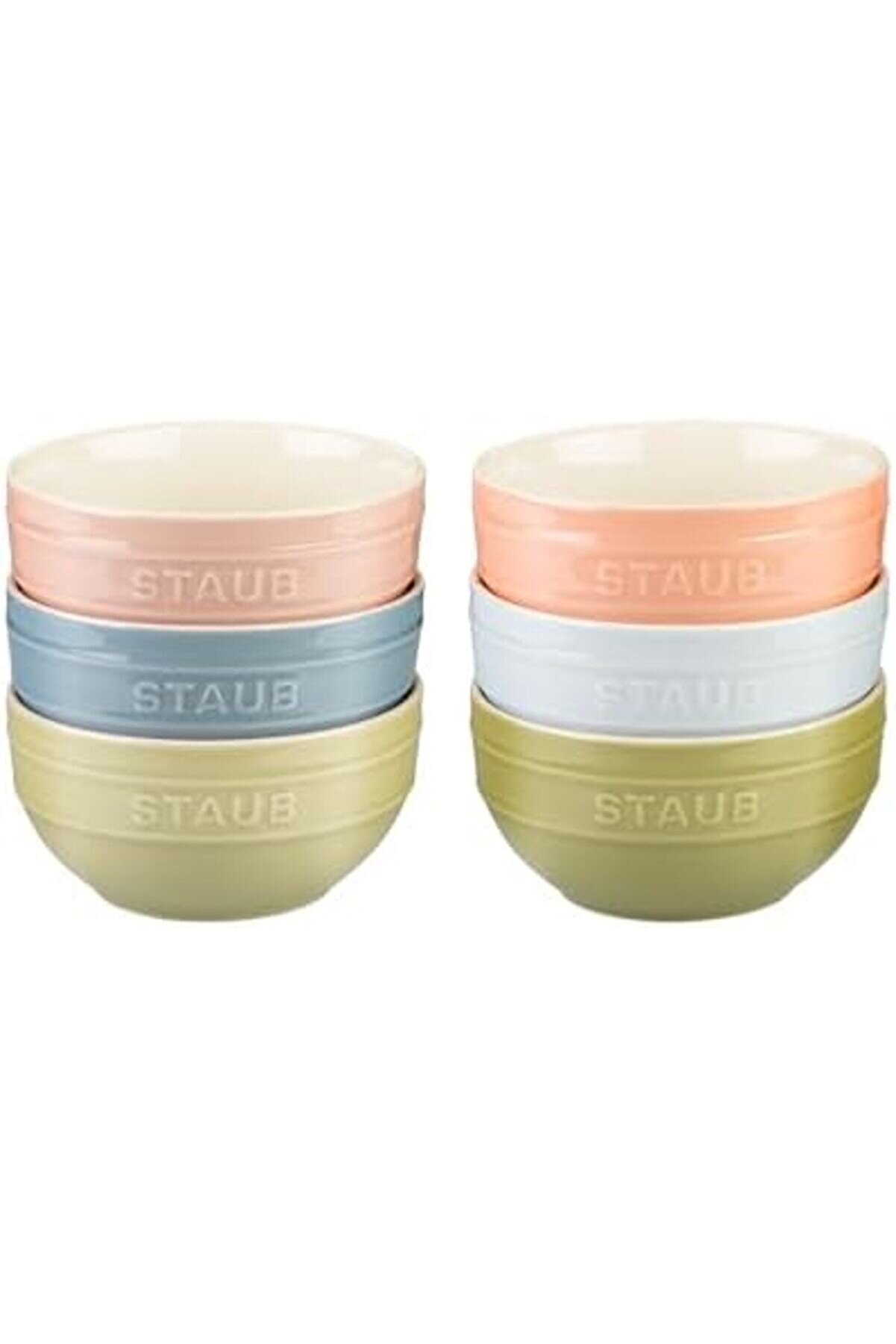 Shopverse Serami̇k Kase Seti̇ 6 Lı Macaron Renkleri̇ Trendfli̇ck 1014773
