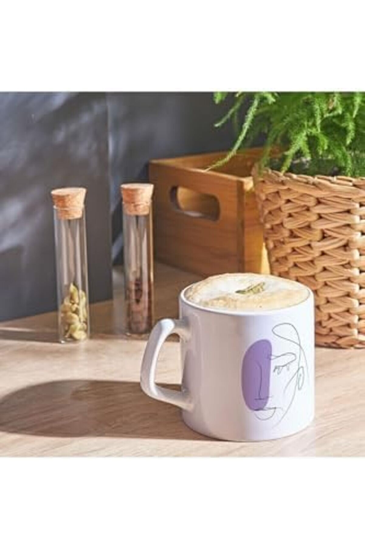 Shopverse Mi̇ni̇mali̇st Tasarımlı Kahve Kupası Kupa Trendfli̇ck 1014773