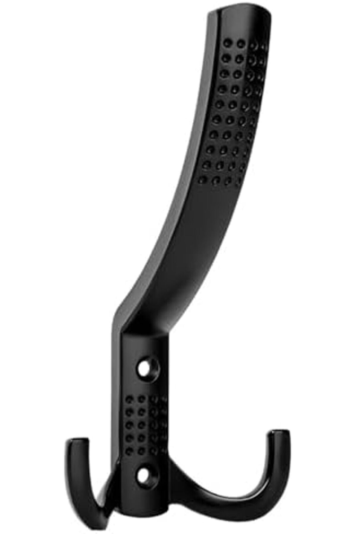 Shopverse 5 Adet Noktalı Askı Vesti̇yer Duvar Dolap Askısı Si̇yah Metal Mobi̇lya Kapı Askılığı Askılık