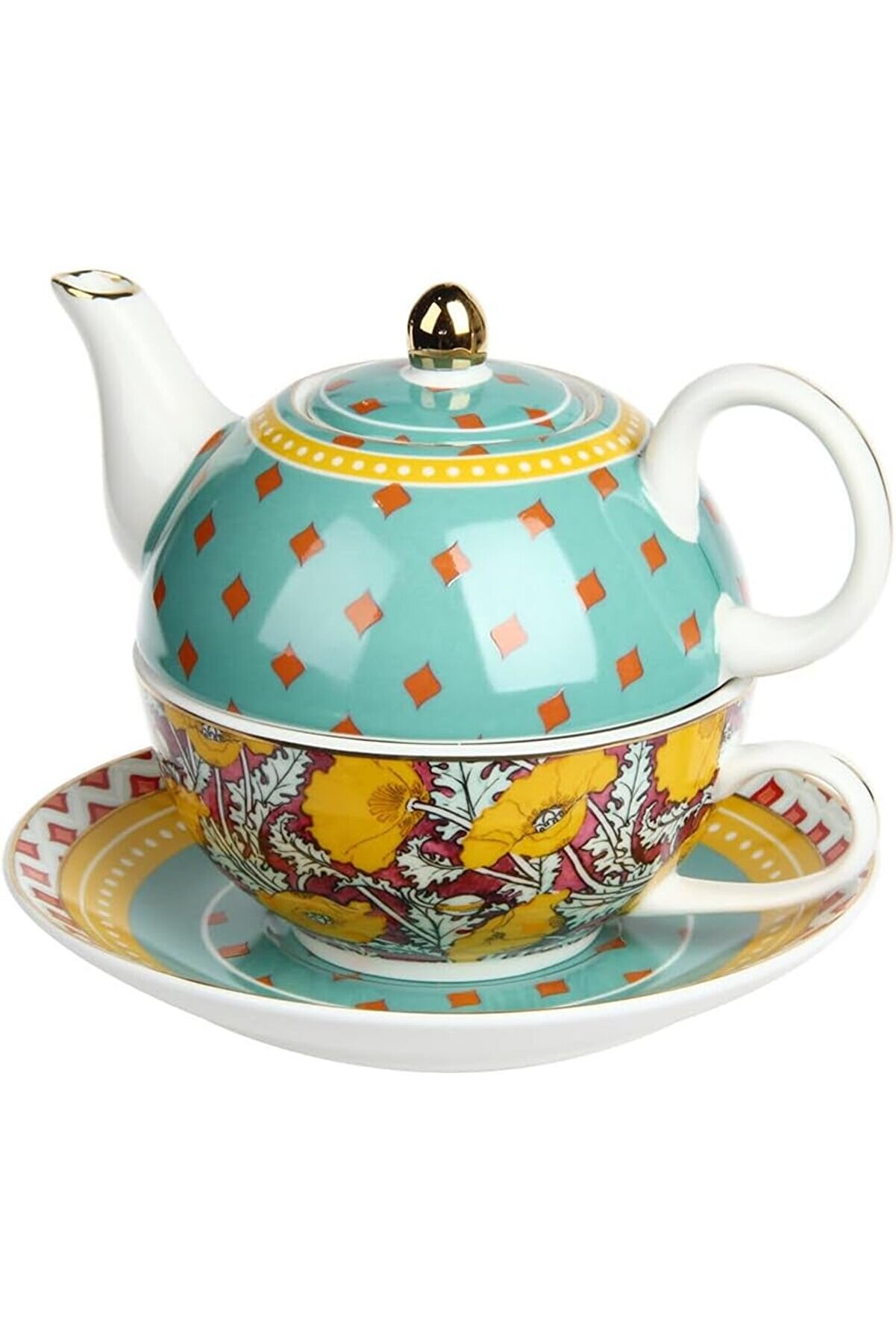 STOREMAX shopverse Art Eliana Tek Kişilik Demlik & Fincan Seti trendflick 1014773