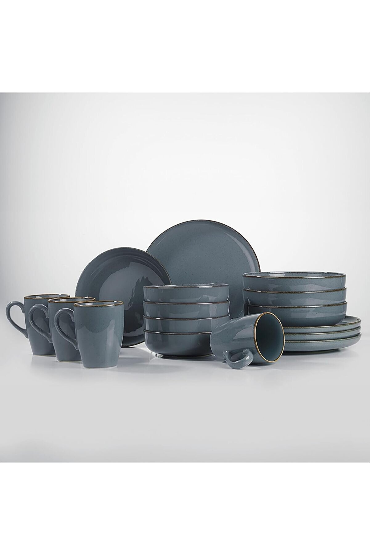 STOREMAX shopverse 4 Kişilik 16 Parça Yemek Takımı 730P01 Mavi trendflick 1014773