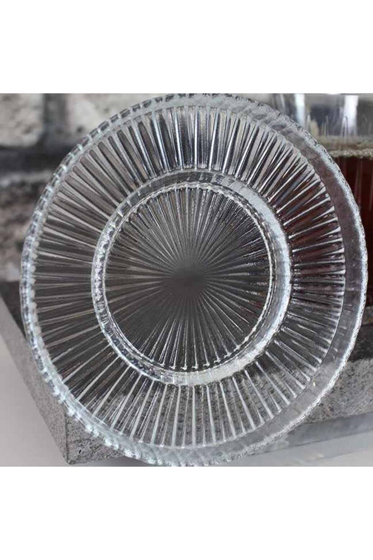 Shopverse &Ccedil;ay Takımı Seti̇ 12 Par&ccedil;a Set Ri̇nana &Ccedil;ay Tabağı 42901, Şeffaf, 10 Trendfli̇ck 1014773