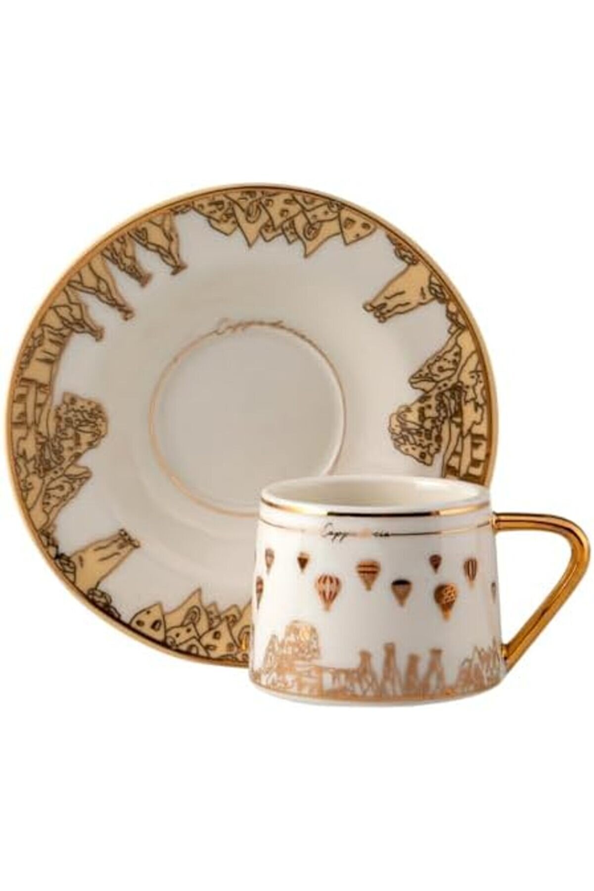 Shopverse Capadoci̇a 2 Ki̇şi̇li̇k Kahve Fi̇ncan Takımı Trendfli̇ck 1014773