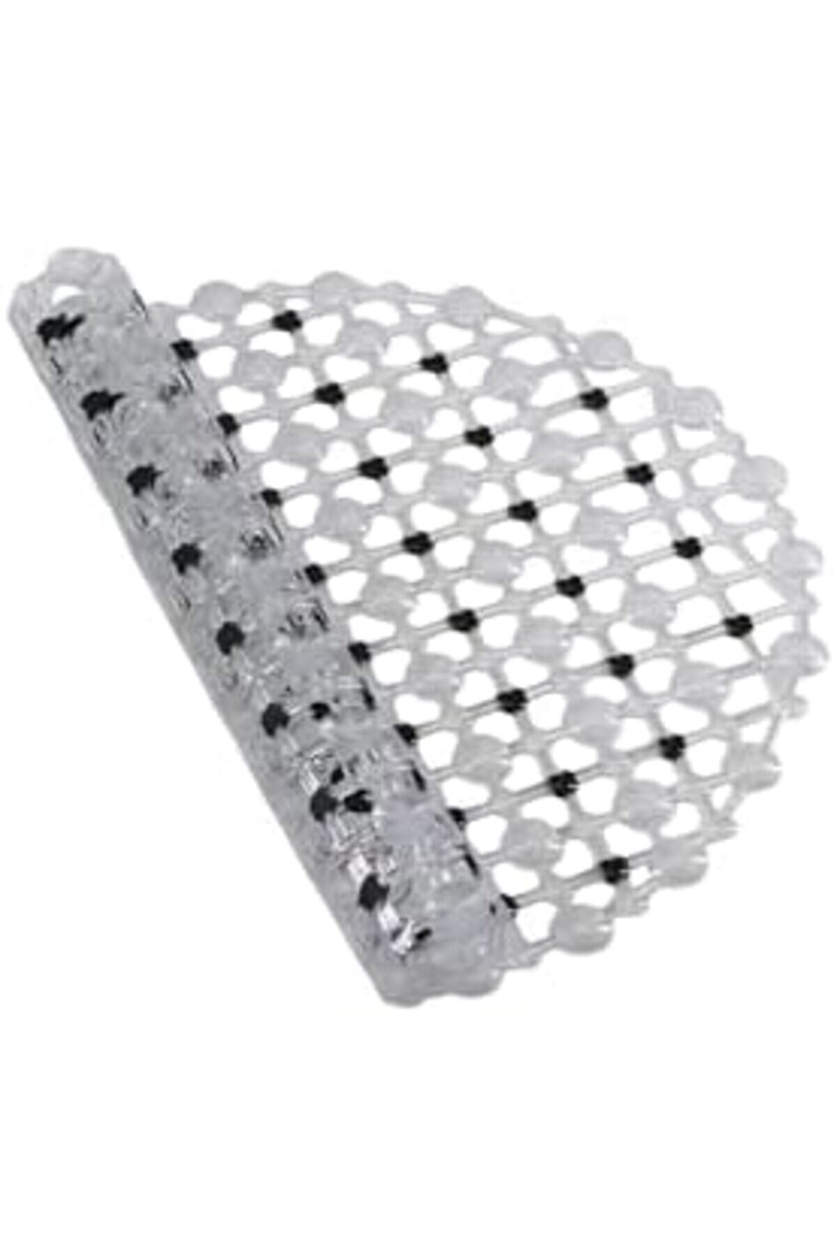 Shopverse Mark Eko Seri̇si̇ - Küvet İçi̇ Kaydırmaz Oluklu Oval Paspas 63 X 34 Cm, Si̇yah Trendfli̇ck 1014