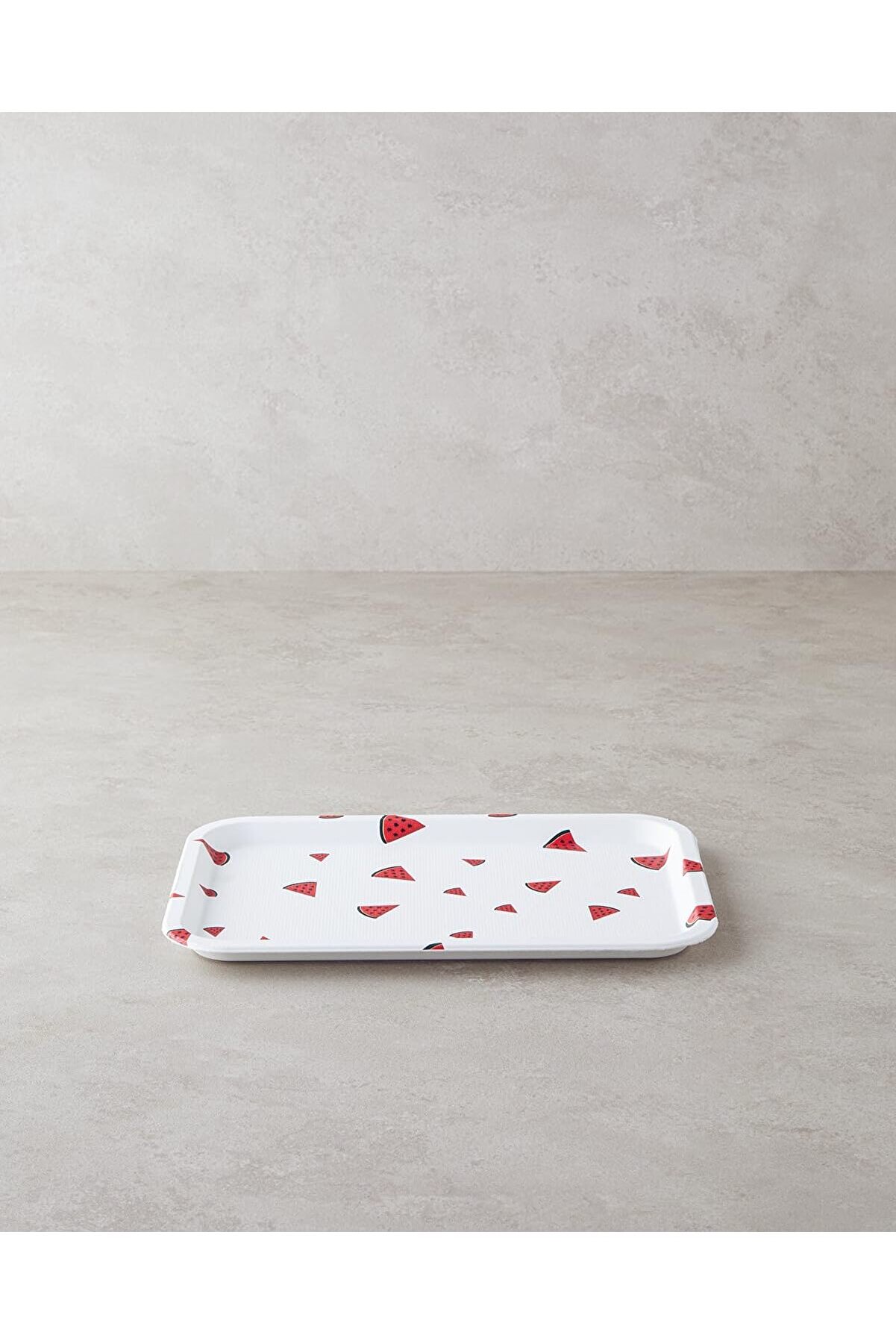 STOREMAX shopverse Watermellies Plastik Tepsi Beyaz - Kırmızı trendflick 1014773