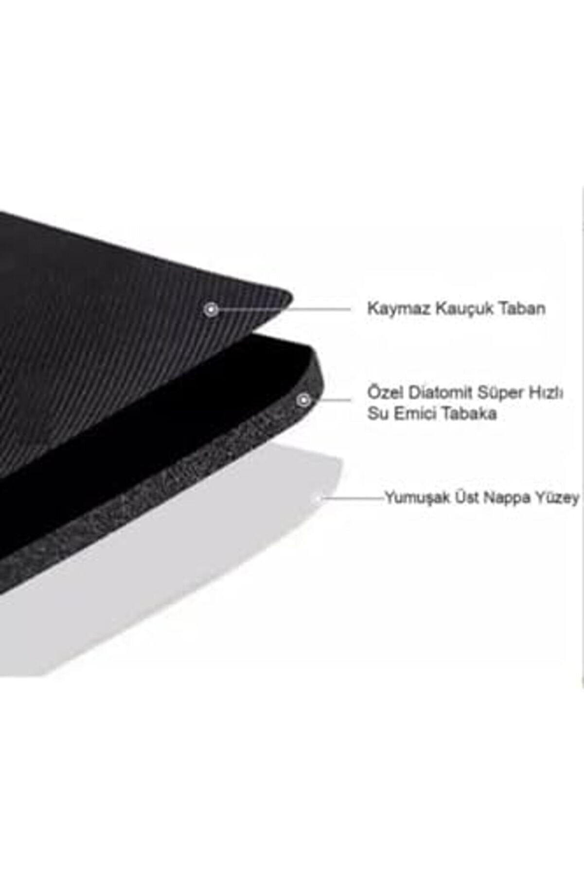 Shopverse Krem Oval Si̇hi̇rli̇ Su Emi̇ci̇ Paspası Kaymaz Tabanlı Abdest Paspası 3 Mm 38X58 Trendfli̇ck 101