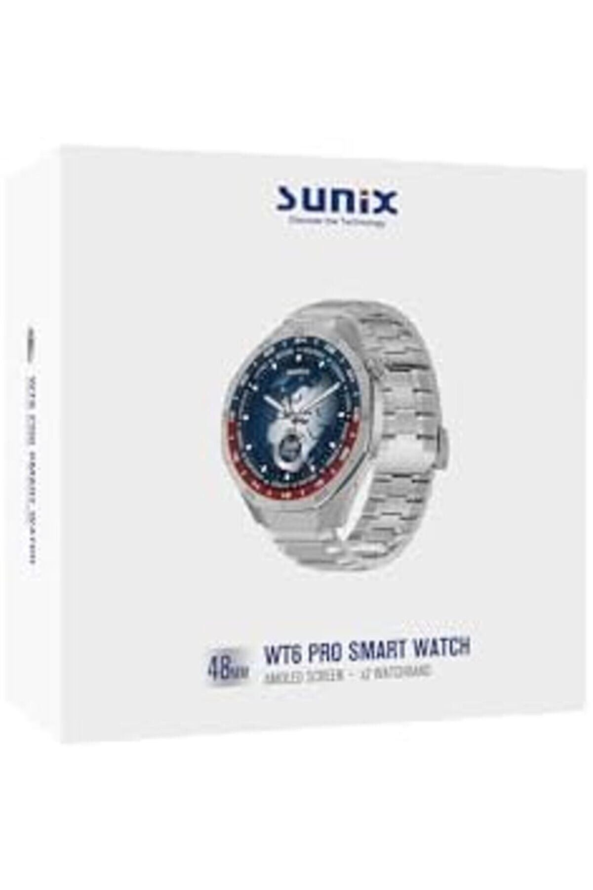 Shopverse Amoled Ekran 48Mm Metal Ve Si̇li̇kon Kordonlu Akıllı Saat Gri̇ Wt6 Pro Trendfli̇ck 1014773