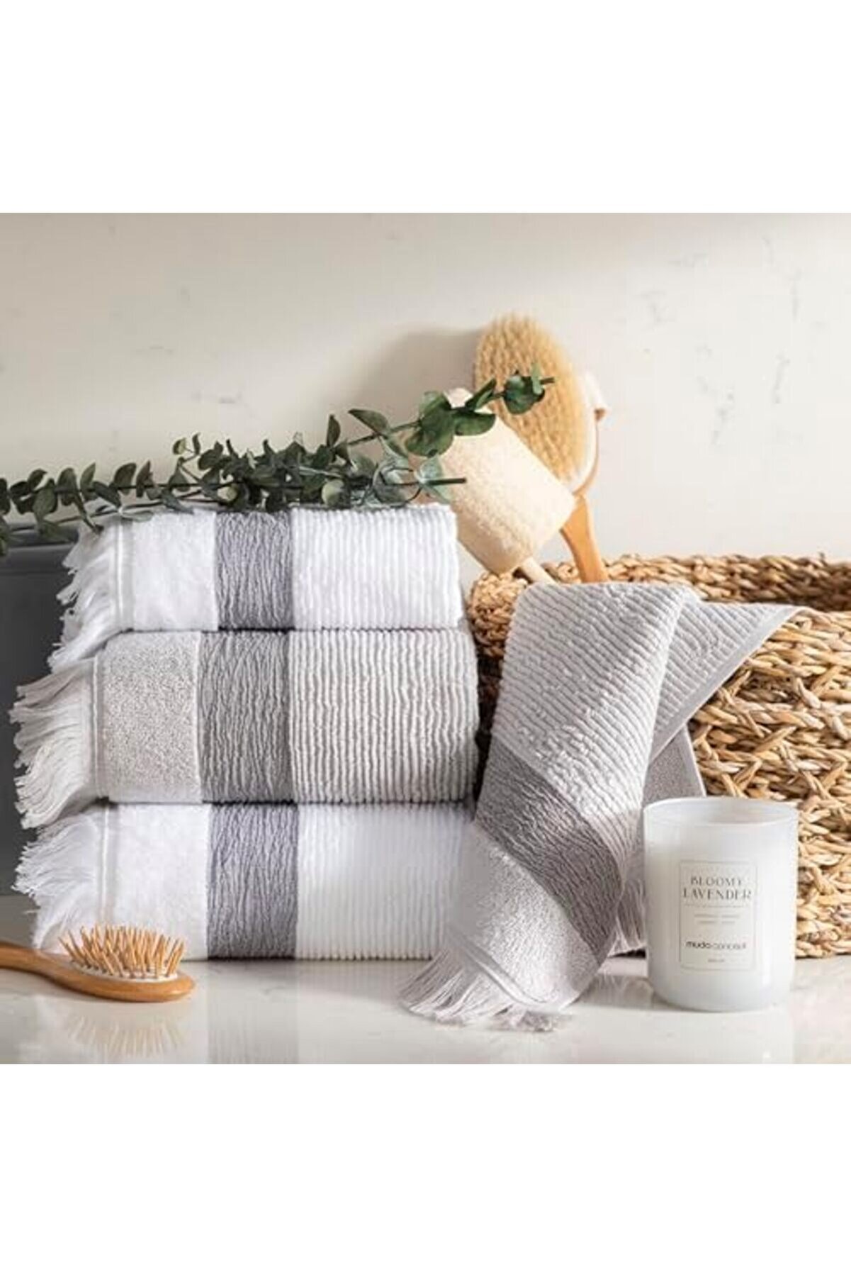 Shopverse Concept Borla Beyaz Havlu 30X50 Cm Trendfli̇ck 1014773