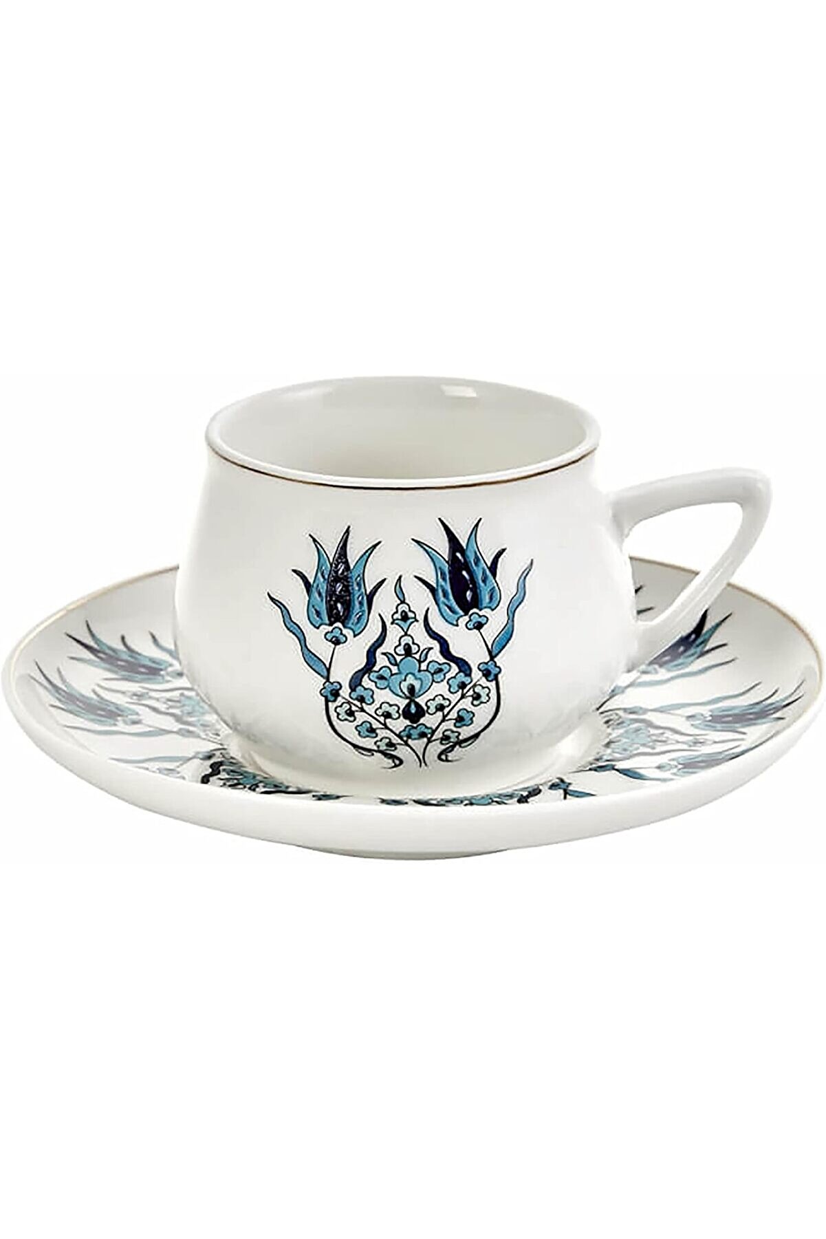 STOREMAX shopverse 153.01.01.3803 Iznik Yeni Form 6 Kişilik Kahve Fincanı, Beyaz trendflick 1014773