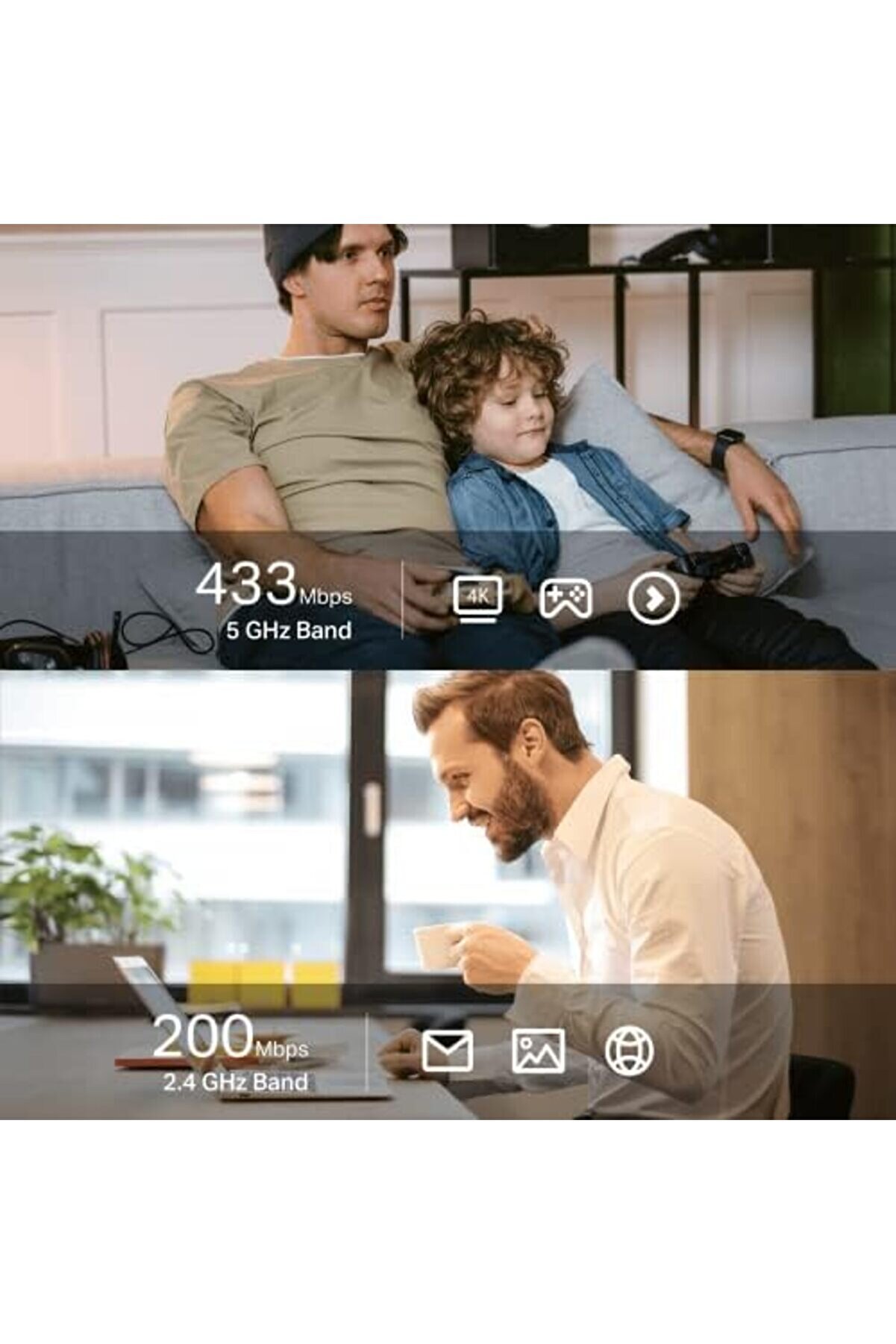 Shopverse T2Ub, Ac600 Wi̇-Fi̇ 4.2 Usb Trendfli̇ck 1014773