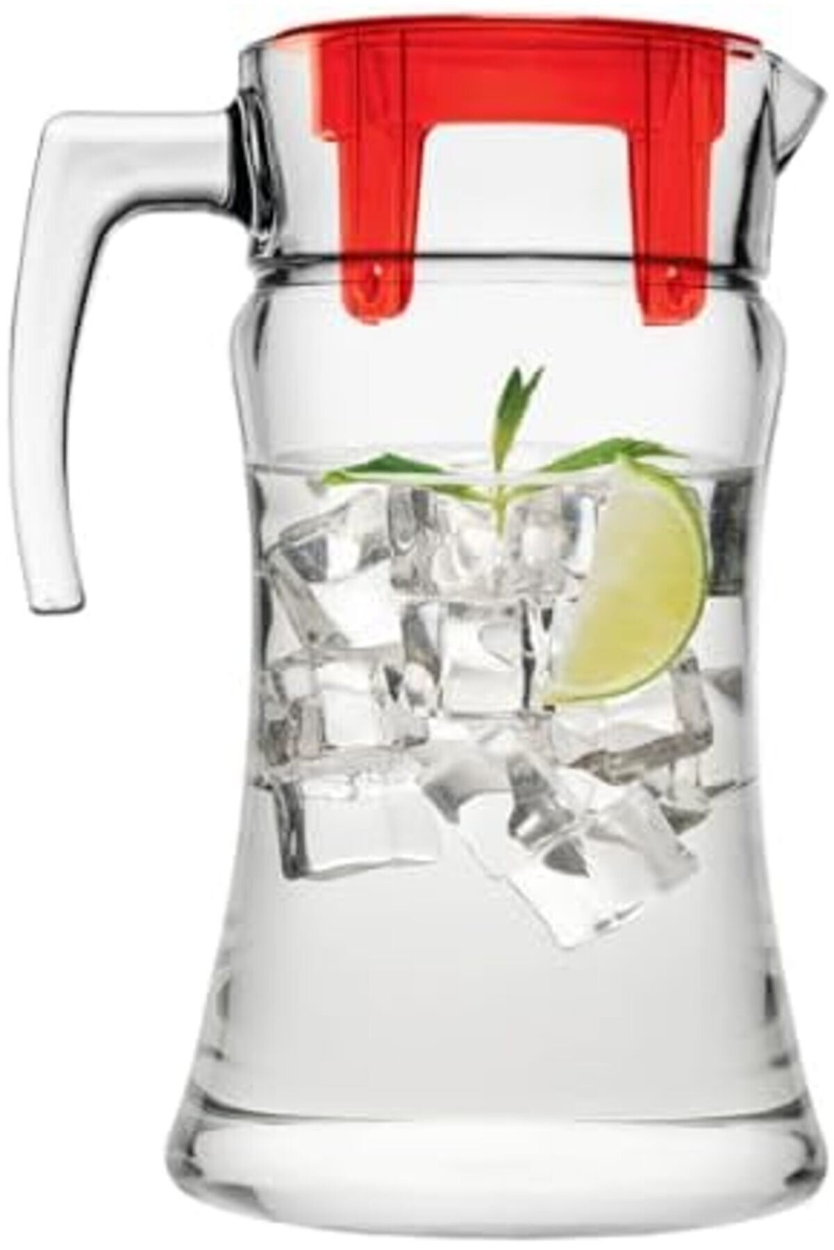 Shopverse Azur Kırmızı Kapaklı Sürahi̇, 1400Cc Trendfli̇ck 1014773