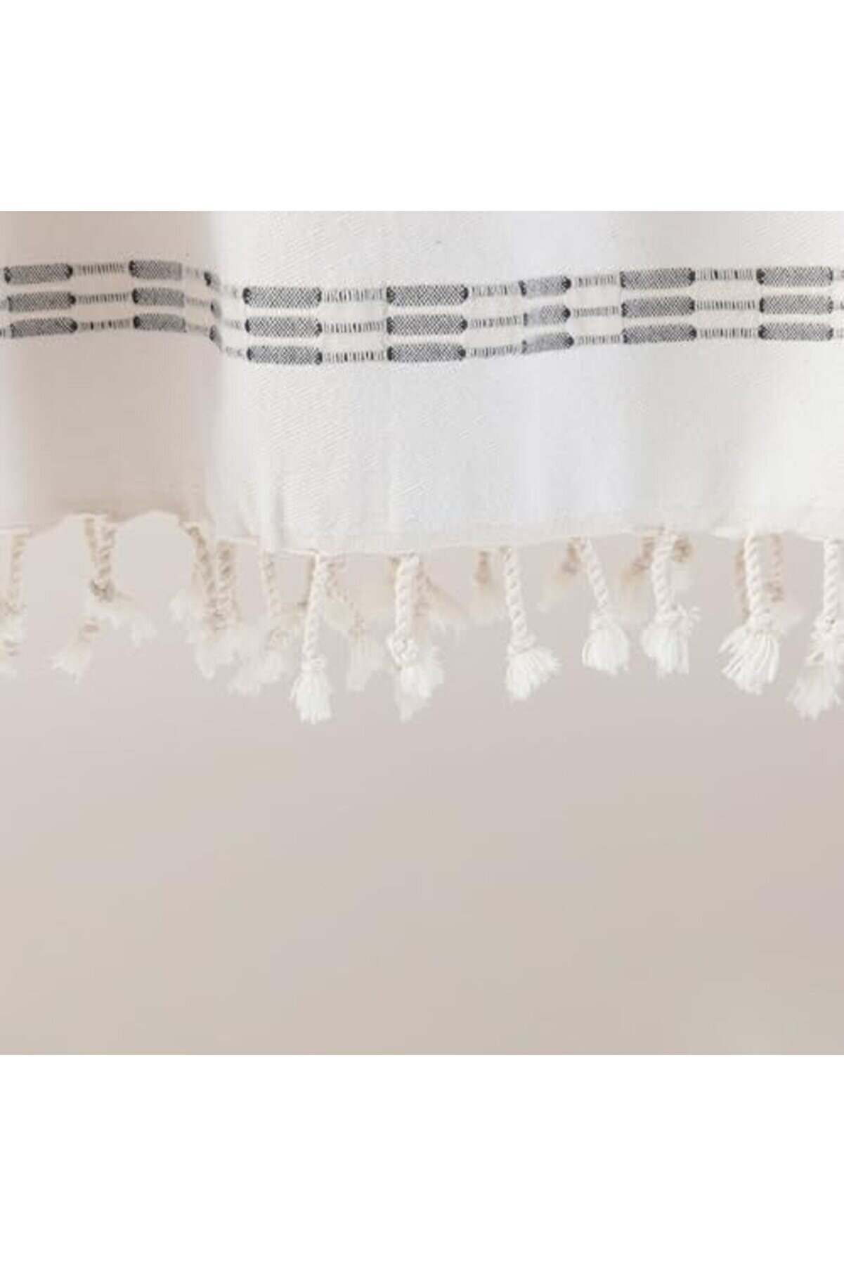 Shopverse Ta Peştamal 90X170 Cm, Ekru/ Mavi̇ Trendfli̇ck 1014773