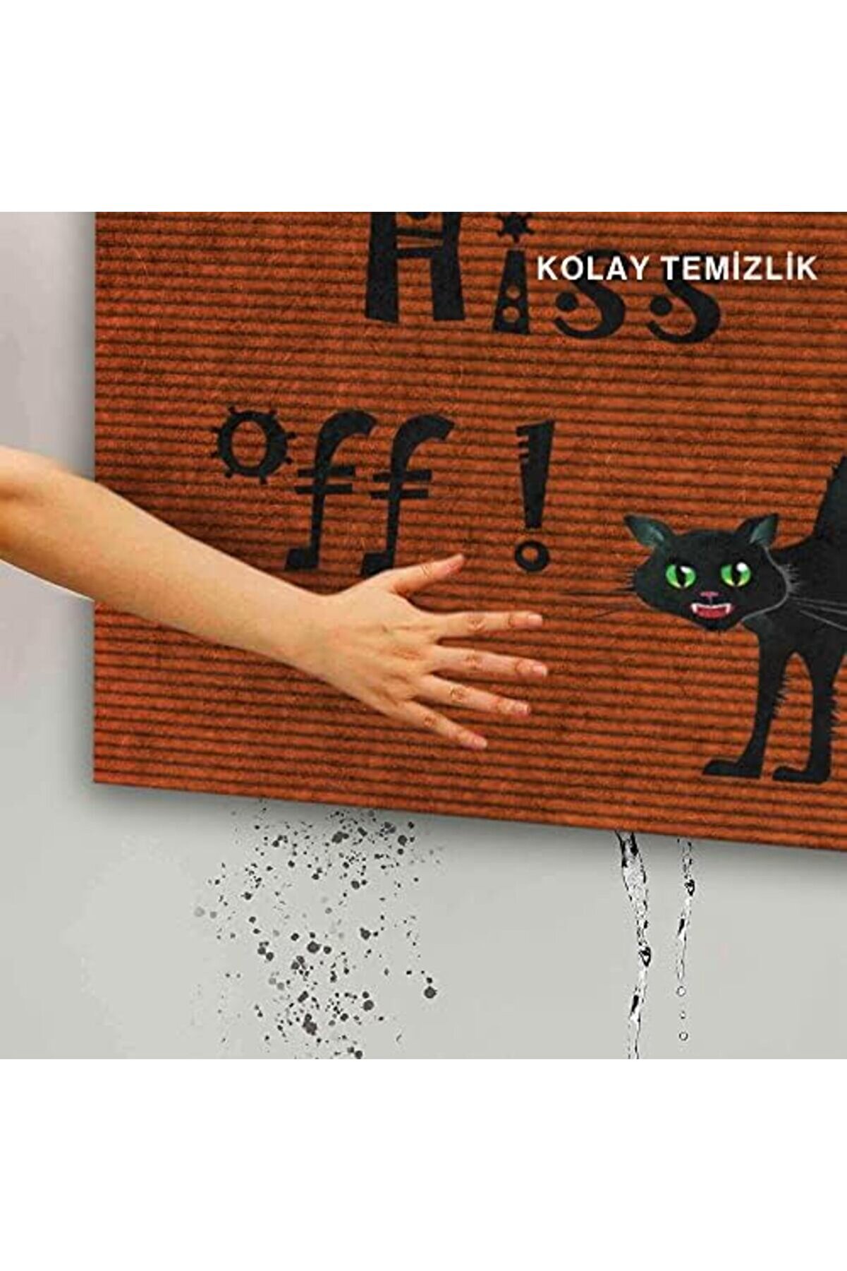 Shopverse Tasarımlı Dekorati̇f Kapı Önü Paspas, Dış Mekan/Ev İçi̇/ /Mutfak/Yatak Odası/Gi̇ri̇ş Paspaslar
