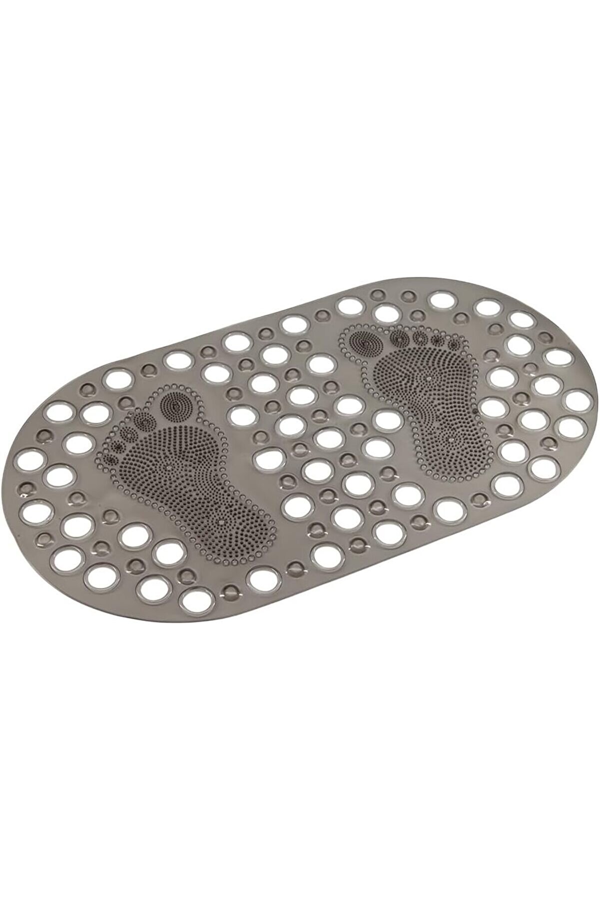 STOREMAX shopverse Mark Premium Serisi - Küvet İçi Kaydırmaz Ayak Desenli Paspas 66,5 x 36,5 cm, Siyah trendf