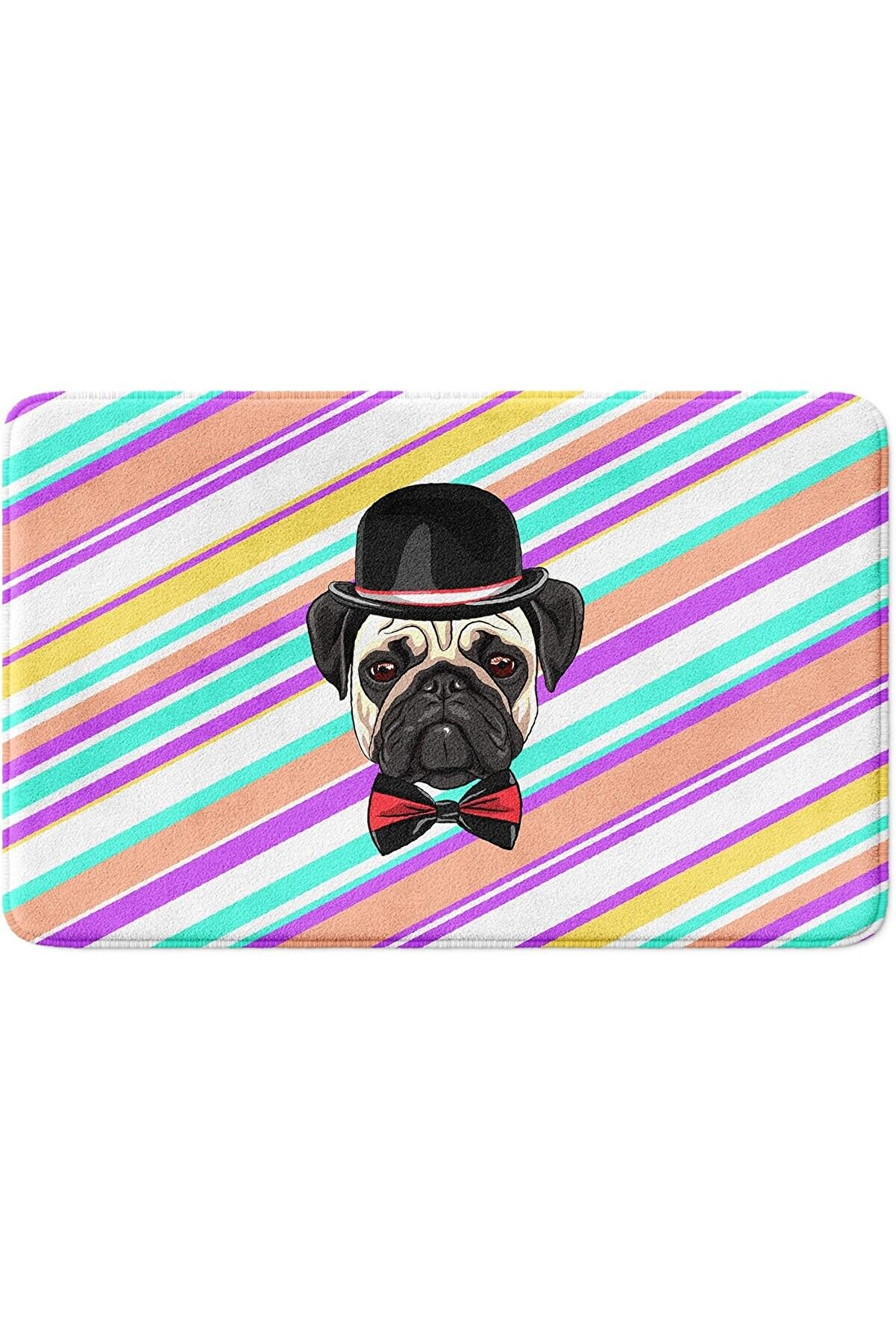 STOREMAX shopverse Sevimli Tasarımlı Mikrofiber Paspası, Kaymaz Taban, Yıkanabilir (246_BPSM, 40x60) trendfli