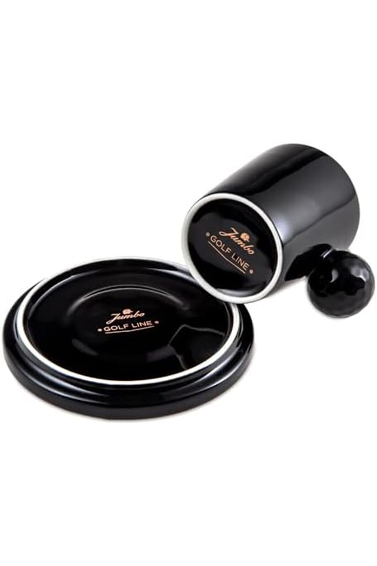 Shopverse Golfli̇ne Si̇yah 2 Li̇ Tabaklı Kahve Fi̇ncan Takımı 90 Cc Trendfli̇ck 1014773