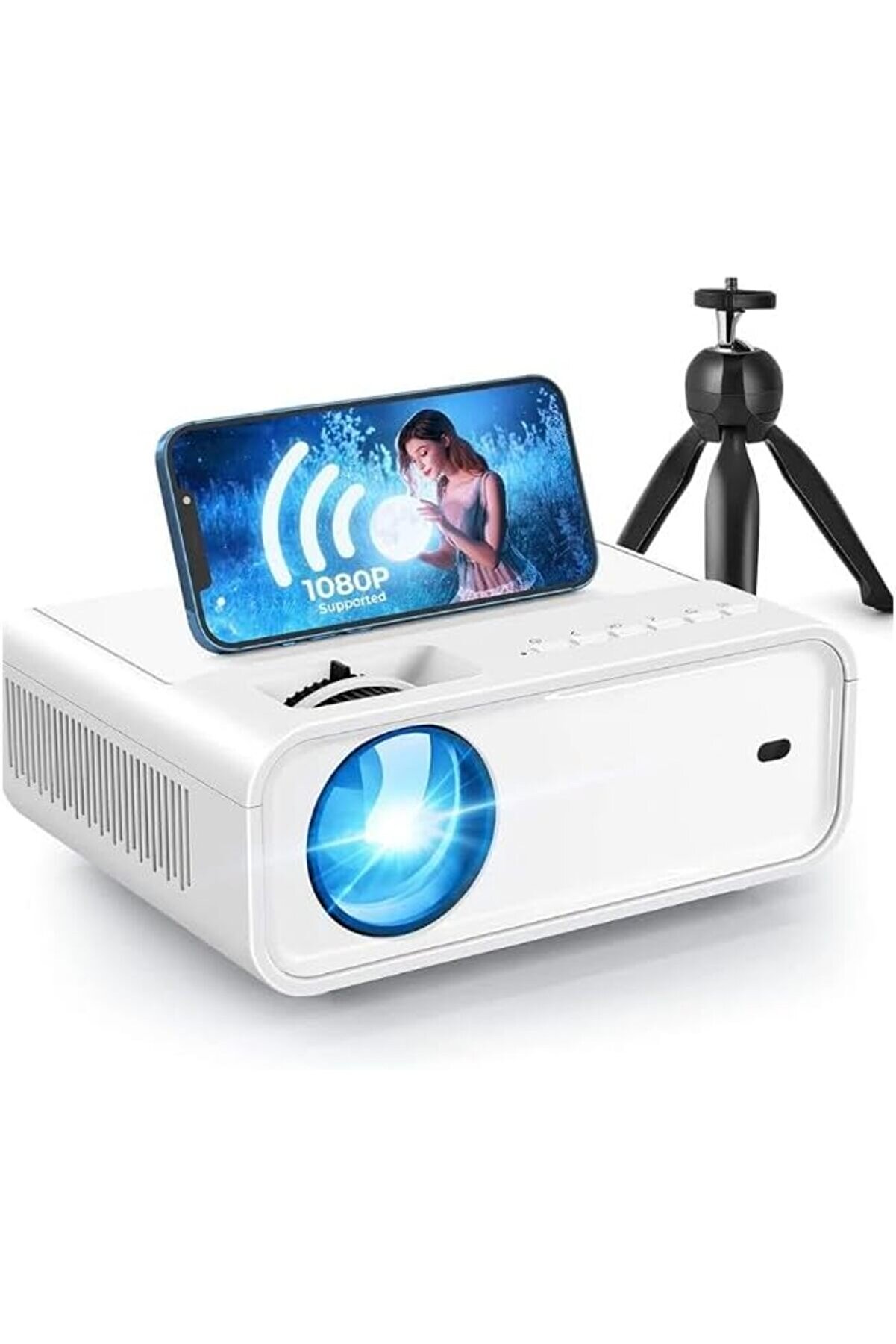 STOREMAX goldwhirl Sunspark 500W 5G Wi-Fi + 5.1 1080P Destekli Projeksiyon Cihazi - LCD LED - 240 Inç Yansitm