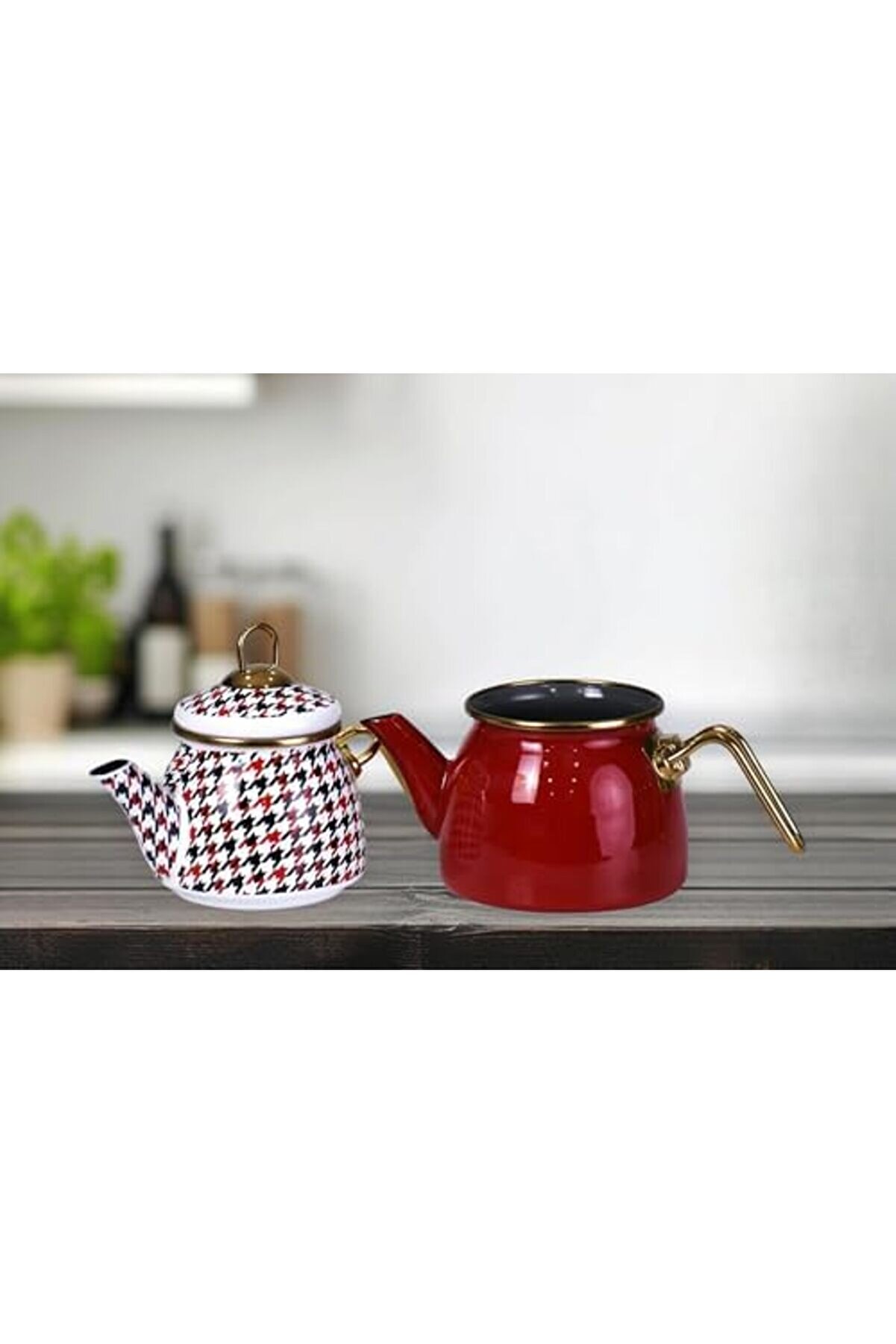 Shopverse Red Mi̇ni̇ Model Çaydanlık Trendfli̇ck 1014773