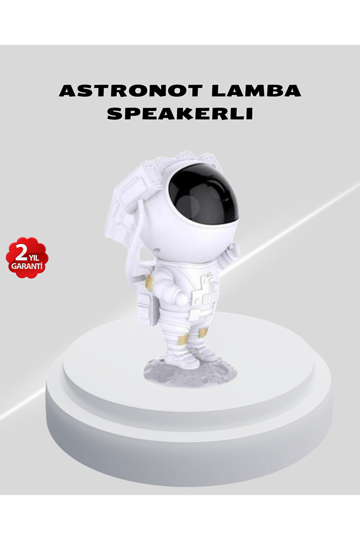 teknodayım Astronot Yıldız Projeksiyon Lambası 8 Efektli Uzaktan Kumandalı Gece Işığı