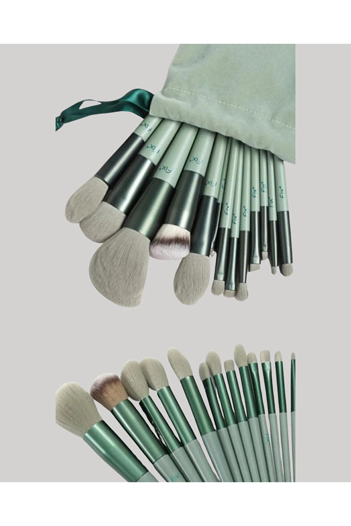 Profesyonel Kullanıma Uygun 13 Parça Makyaj Fırçası Takımı Fi̇ber Kıllı