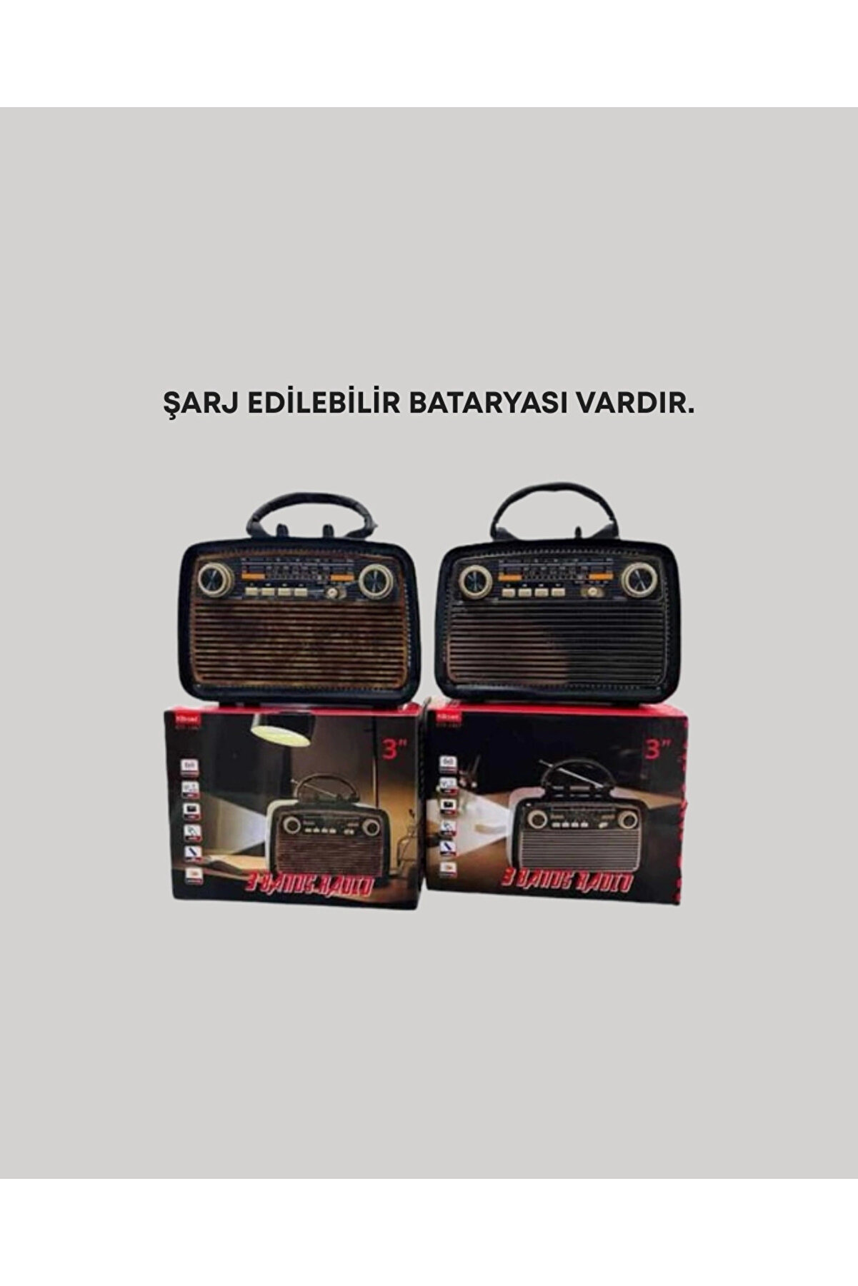 Taşınabi̇li̇r Bluetooth Hoparlör – Modern Teknoloji̇ İle Nostalji̇k Radyo Deneyi̇mi̇, Fm/Am Fonksi̇yonu