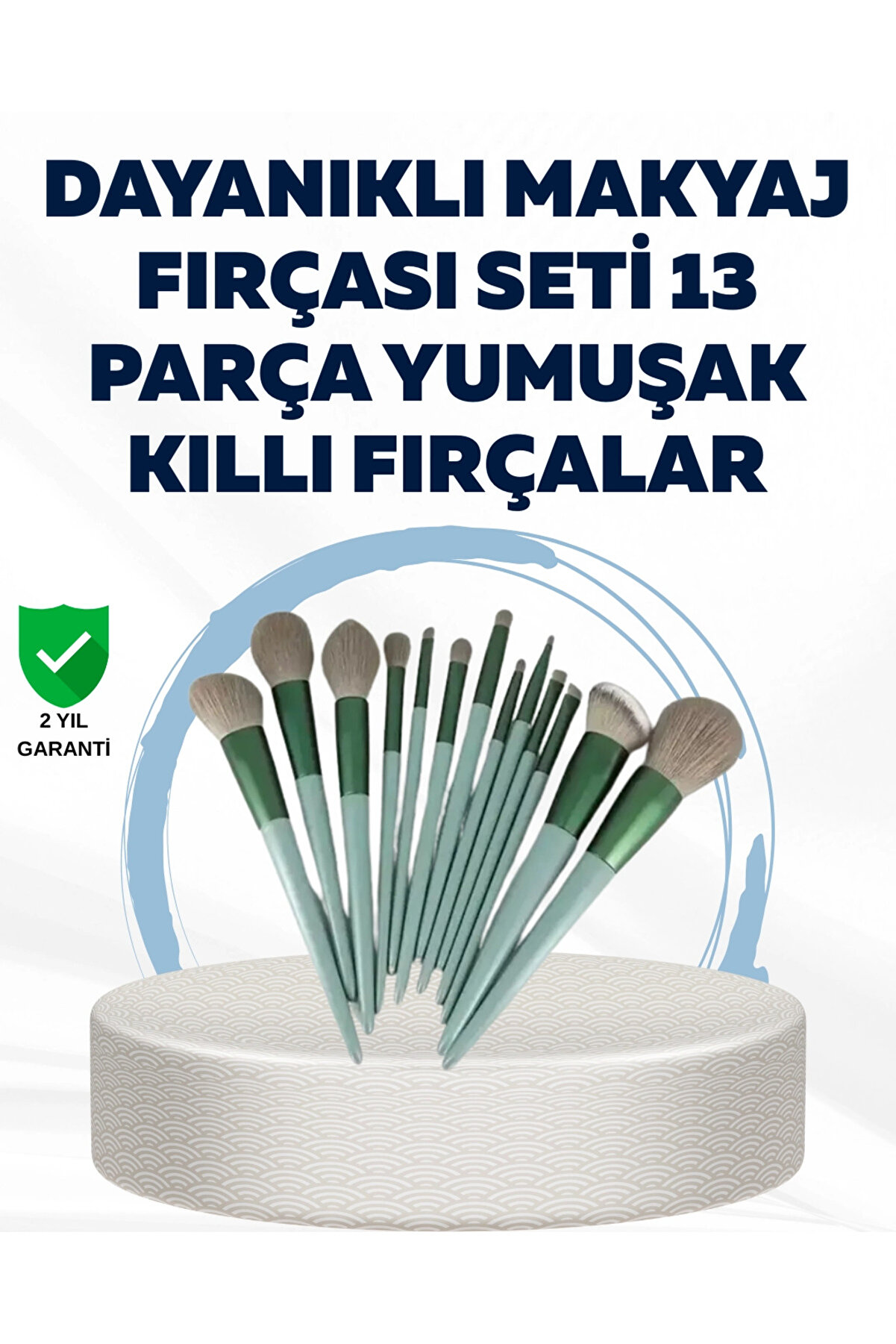 Eco Lounge Profesyonel Kullanıma Uygun 13 Parça Makyaj Fırçası Takımı Fiber Kıllı