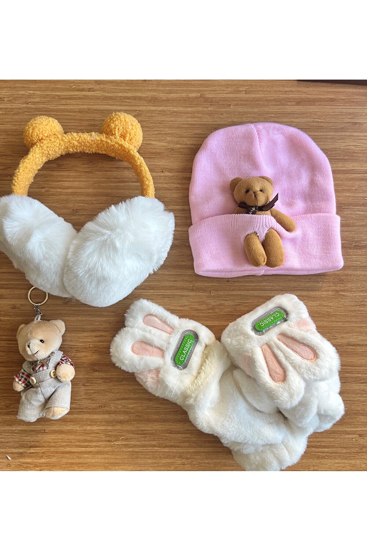 Ai̇rbrush Tattoo Mega Set Bere Eldi̇ven Kulaklık Peluş Anahtarlık Paketi̇ 10-15 Yaş