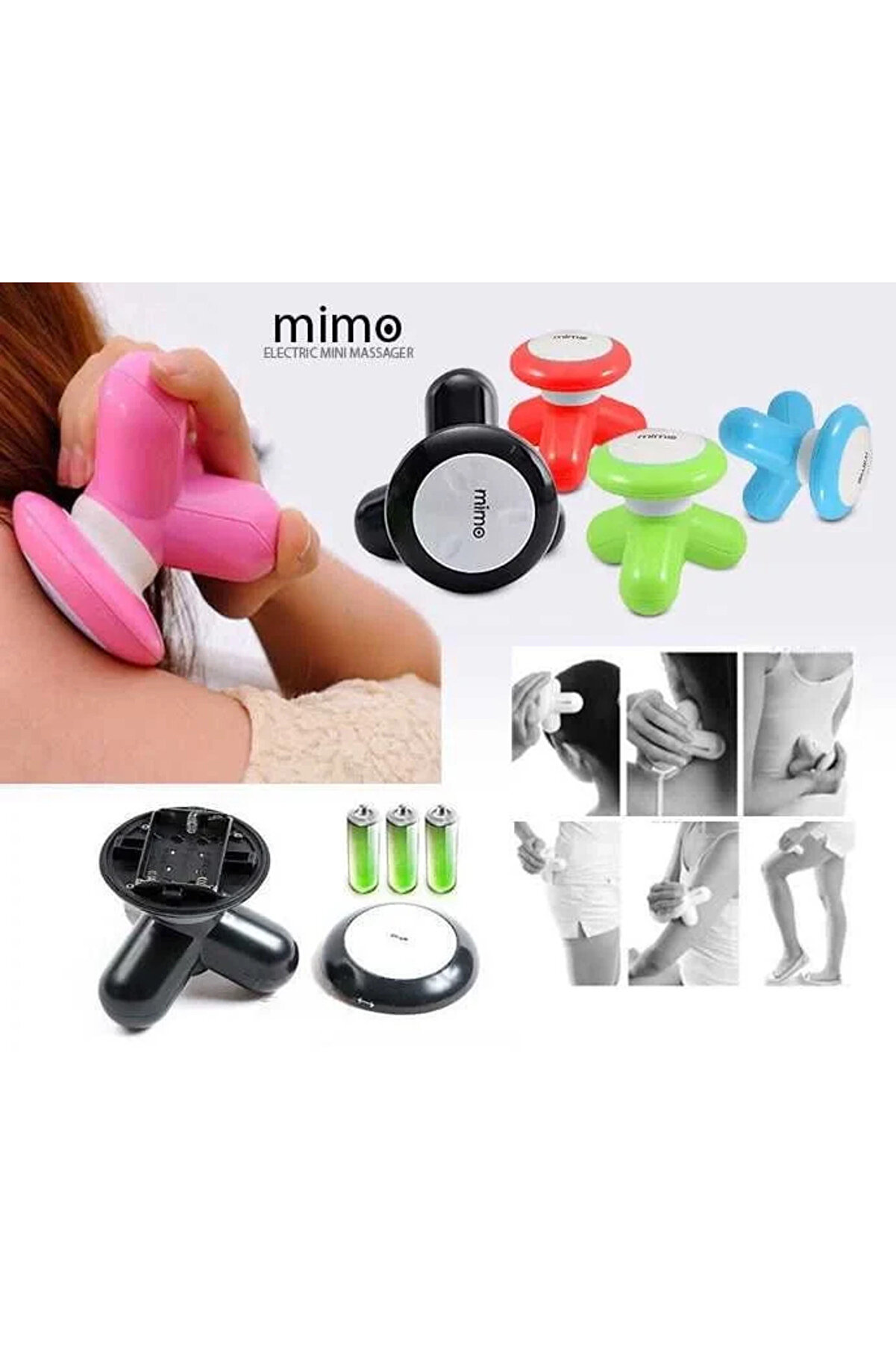 Go İthalat Mi̇no Mi̇ni̇ Ti̇treşi̇mli̇ Masaj Aleti̇  Kablolu Veya Kablosuz (4457)