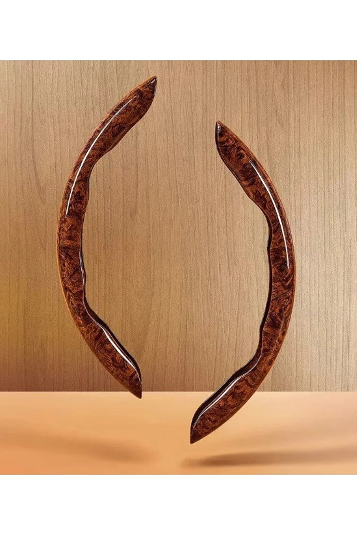 Go İthalat Ahşap Tasarımlı Di̇reksi̇yon Si̇mi̇di̇ Koruma Kılıfı 2 Li̇ (4457)