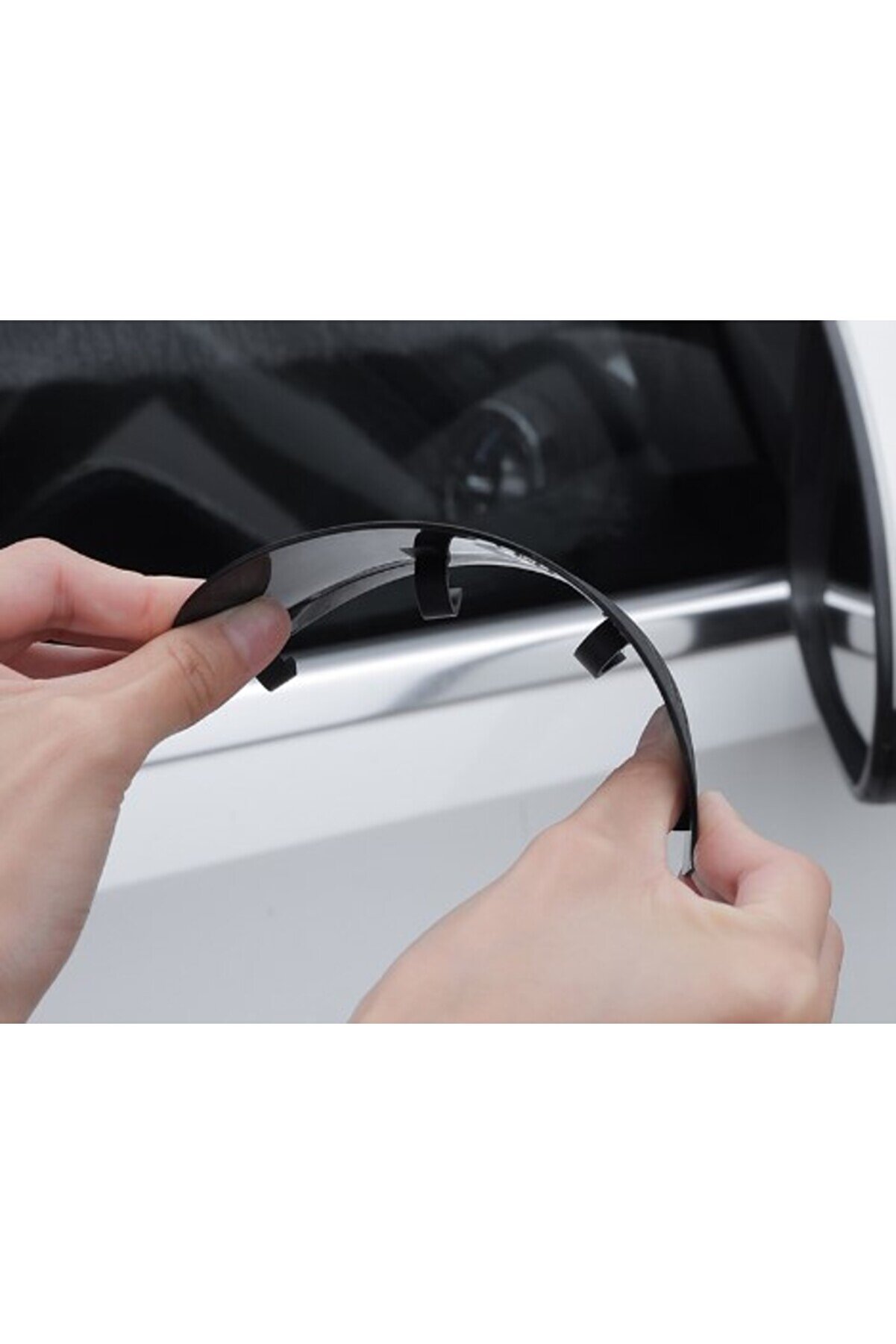 Go İthalat Araba Ayna Yağmur Koruyucu Si̇per Karbon Desenli̇ (4457)