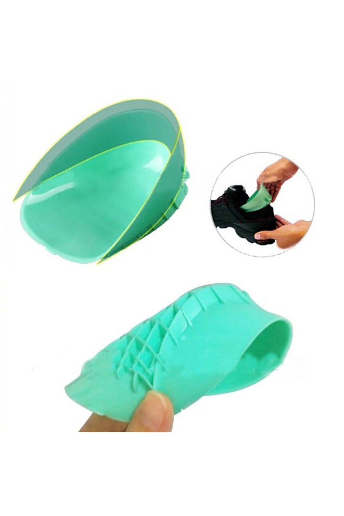 Go İthalat Topuk Y&uuml;kselti̇ci̇ Yeşi̇l (5258)