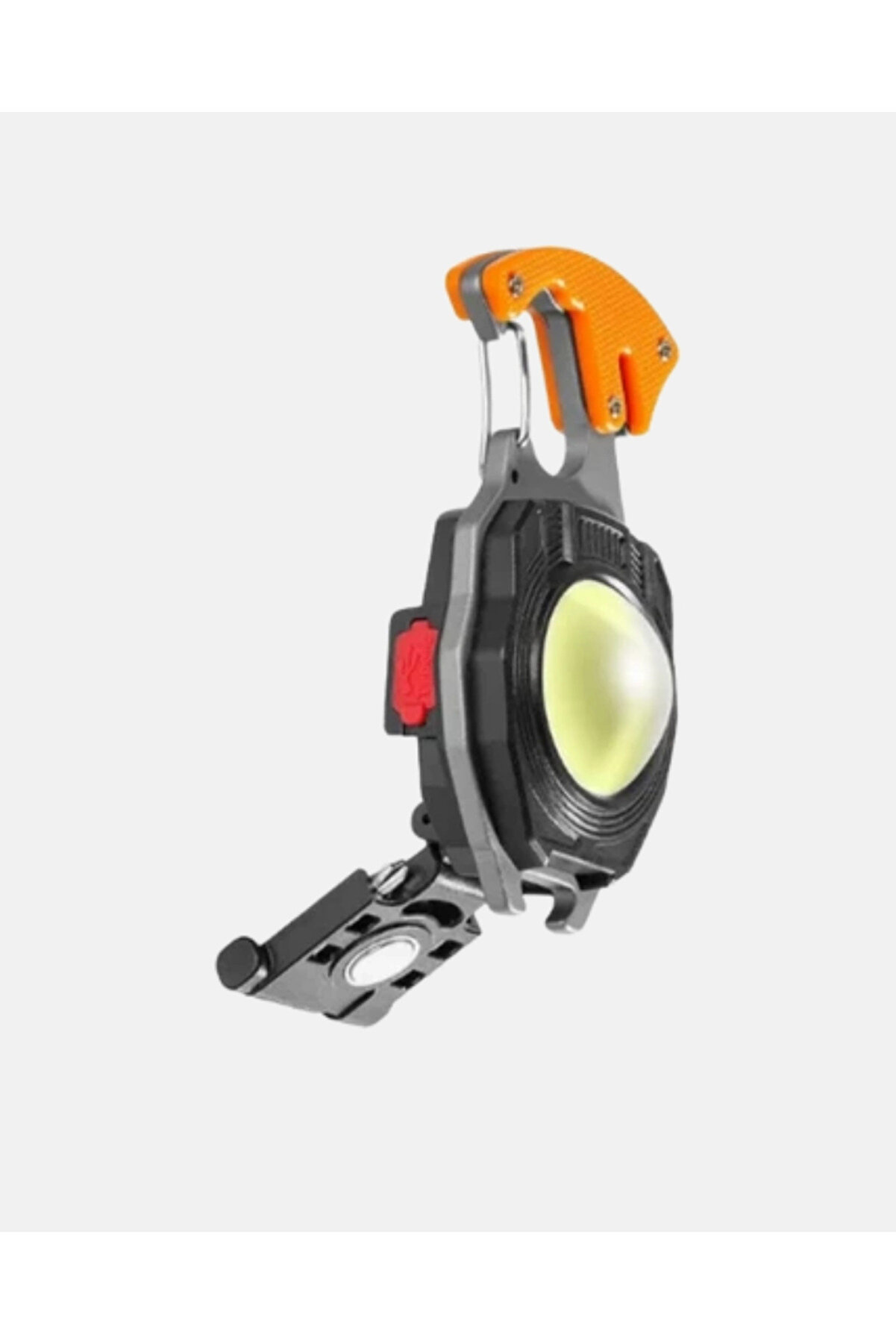 Çok Fonksi̇yonlu Anahtarlık Fener – Güçlü Led Işıklı, Şarjlı, Düdüklü Ve Tornavi̇dalı Mi̇ni̇ El Feneri̇