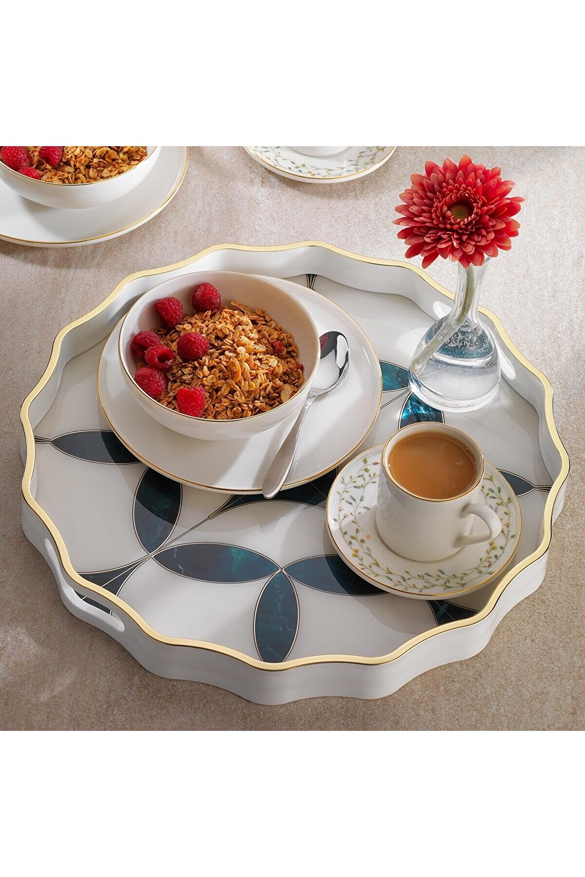 STOREMAX Aria Tepsi 1 Parça-Koyu Yeşil 1014773