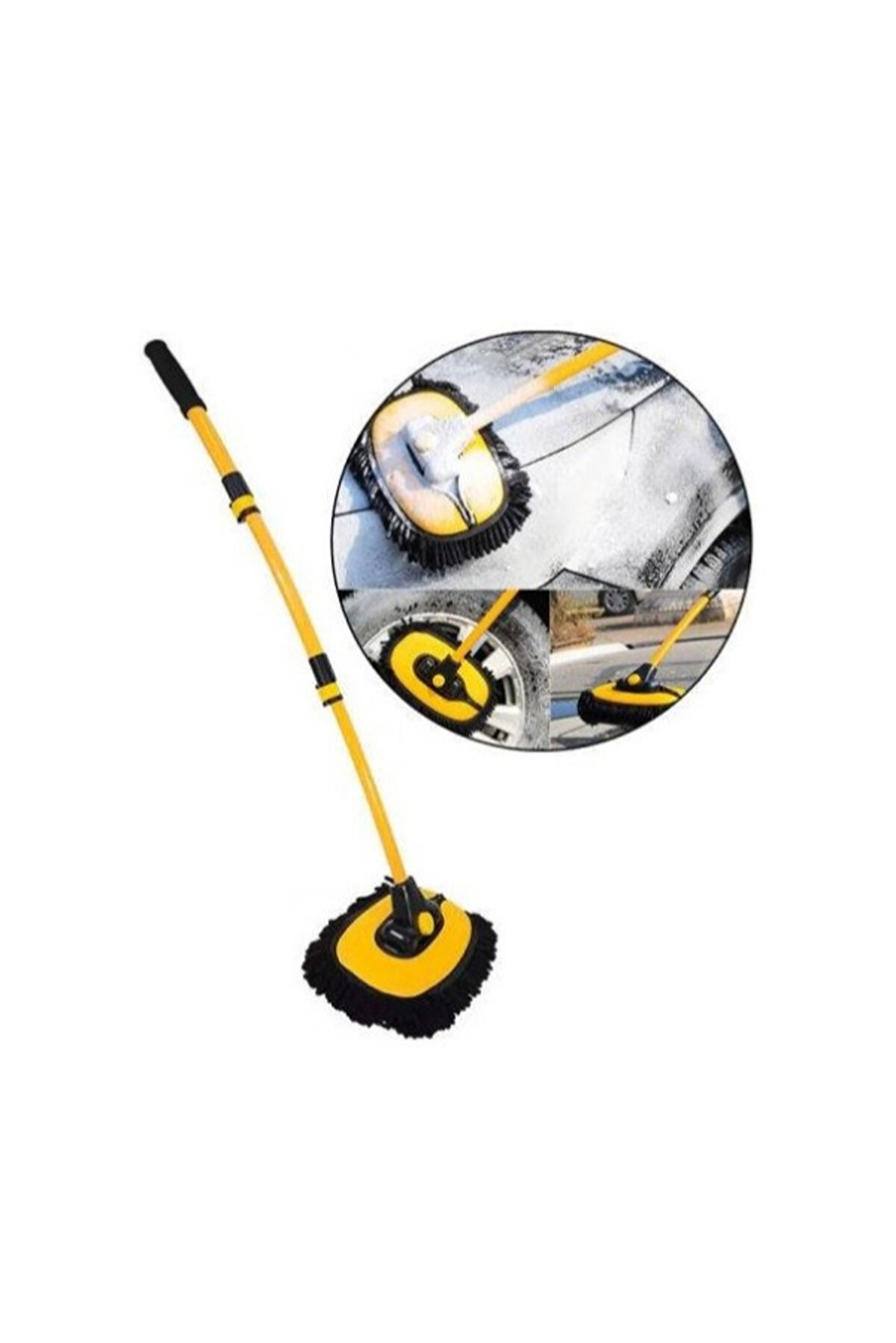 Ethab Ti̇caret Teleskopi̇k Saplı Kuru Islak Oto Yıkama Fır&ccedil;ası