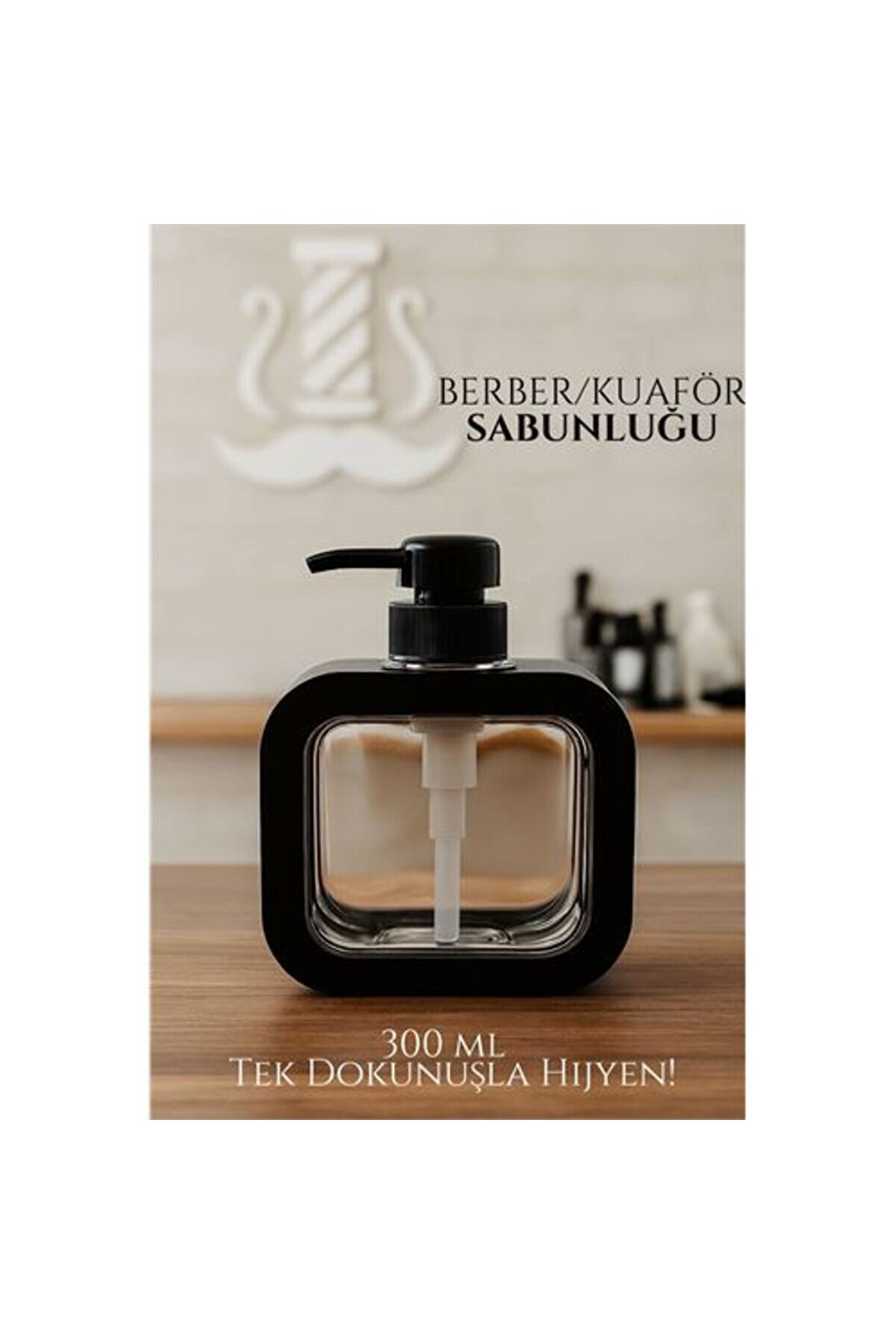 Skygo Modacar Berber Sabunluğu &ndash; Modern Pompalı Di̇spenser | Sıvı Sabun, Şampuan, Losyon İ&ccedil;i̇n 300 Ml