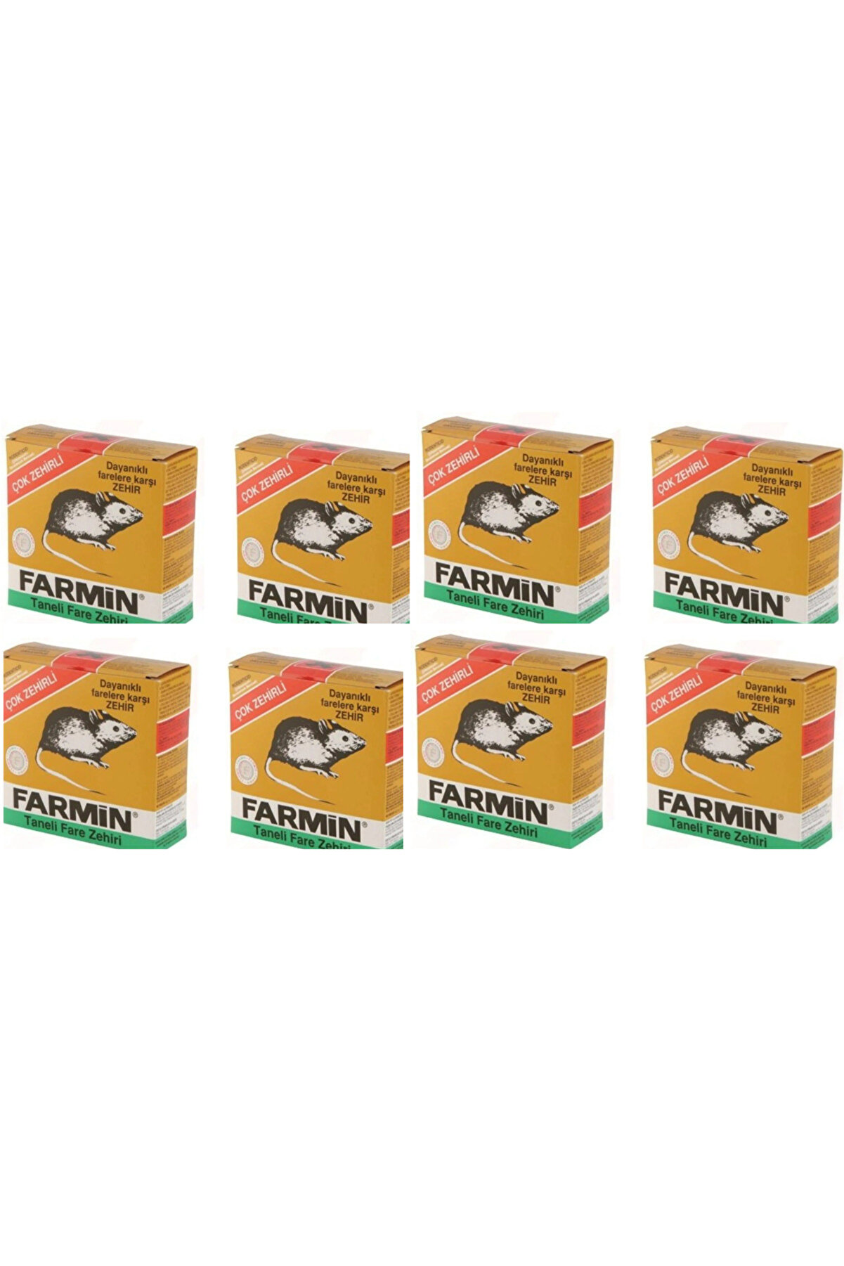 Farmi̇n Fare Ve Sı&ccedil;an Zehi̇ri̇ Buğday 250 Gr X 8 Adet (Haşere İlacı)