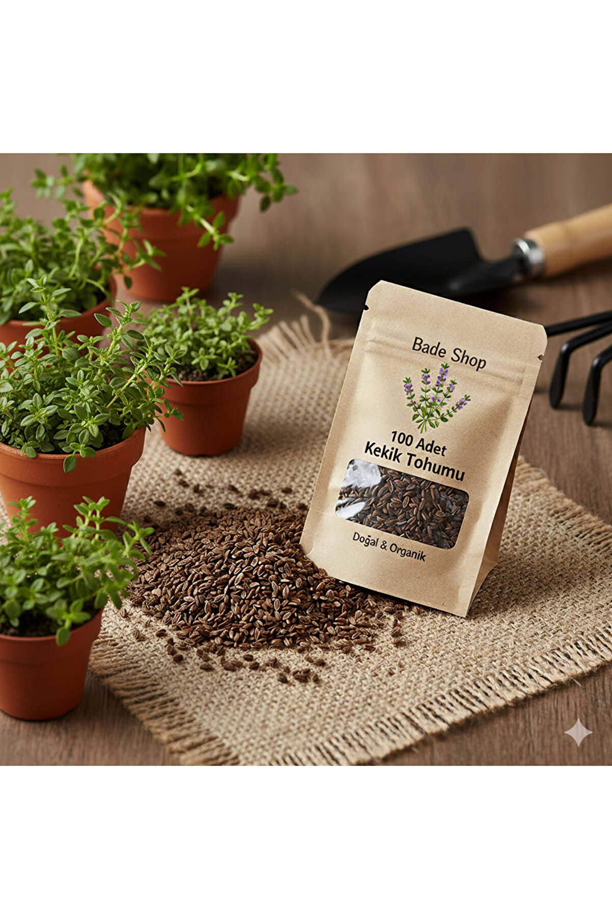 100 Adet Keki̇k Tohumu | Tıbbi̇ Aromati̇k Bi̇tki̇ Tohumları | Doğal Keki̇k Bi̇tki̇si̇ Tohumu